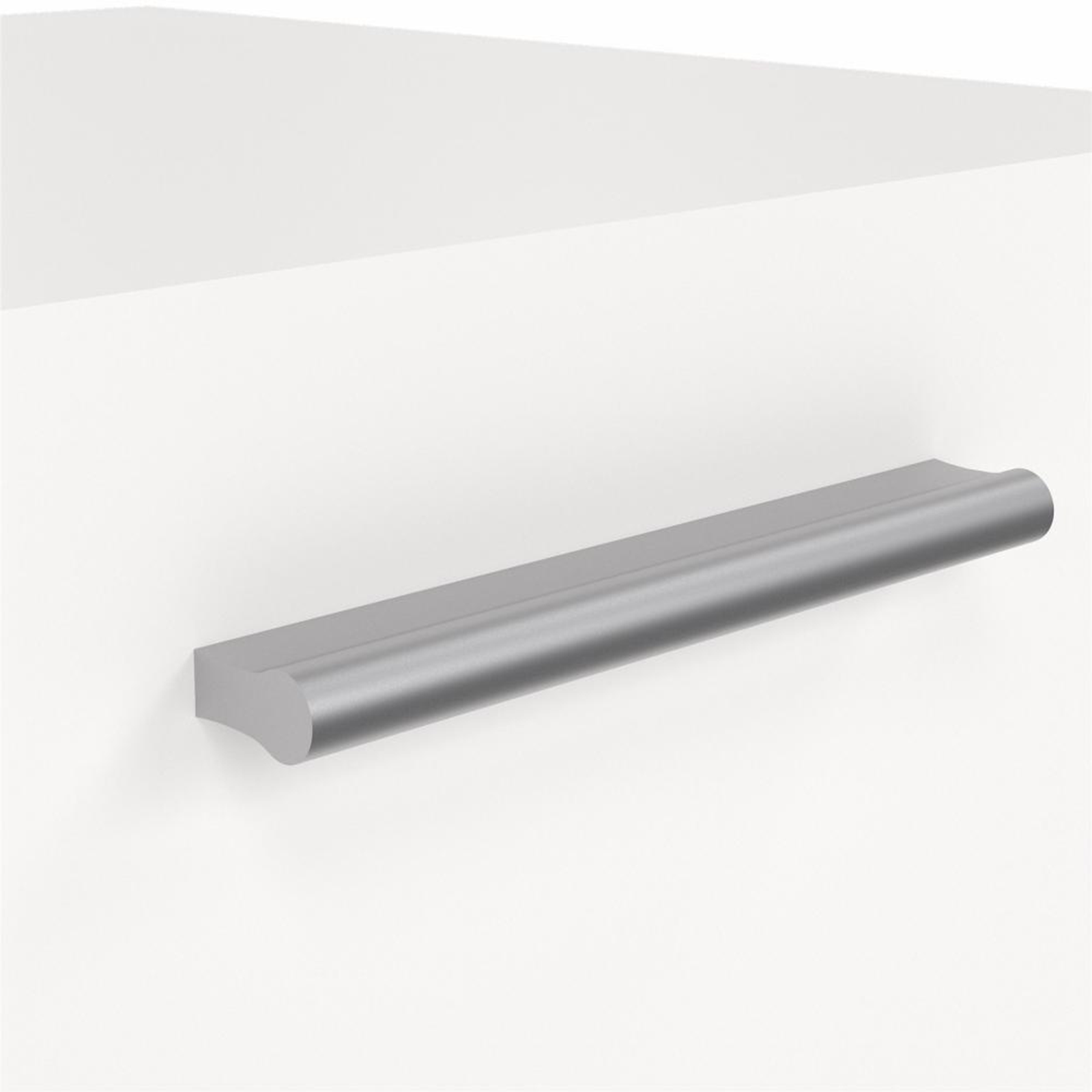 Comodino moderno in legno "Pepe" mobile da letto con 2 cassetti cm 40x40 42h