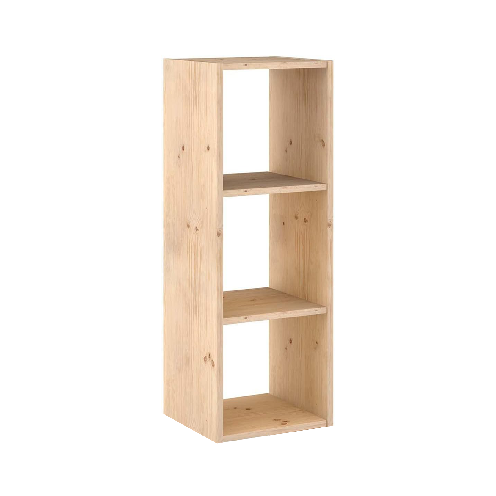 Libreria componibile in legno "Cubo" scaffale modulare da muro con vani a giorno