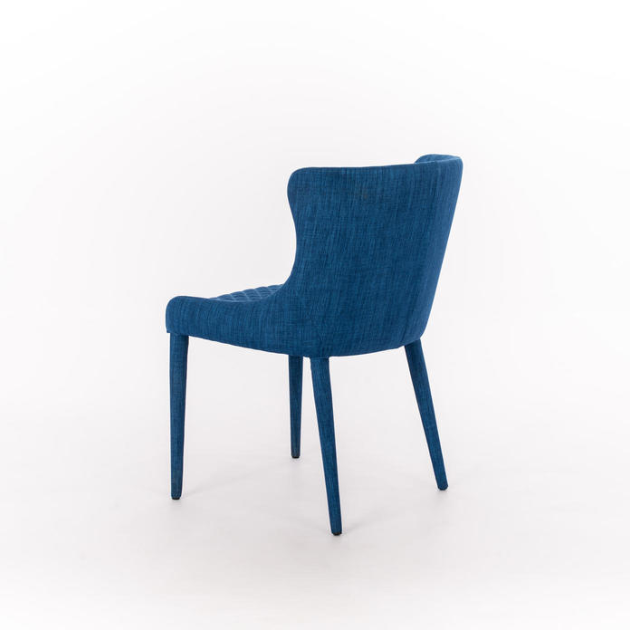 Poltrona imbottita in tessuto "Afro" con gambe in metallo cm 50,5x58 83h