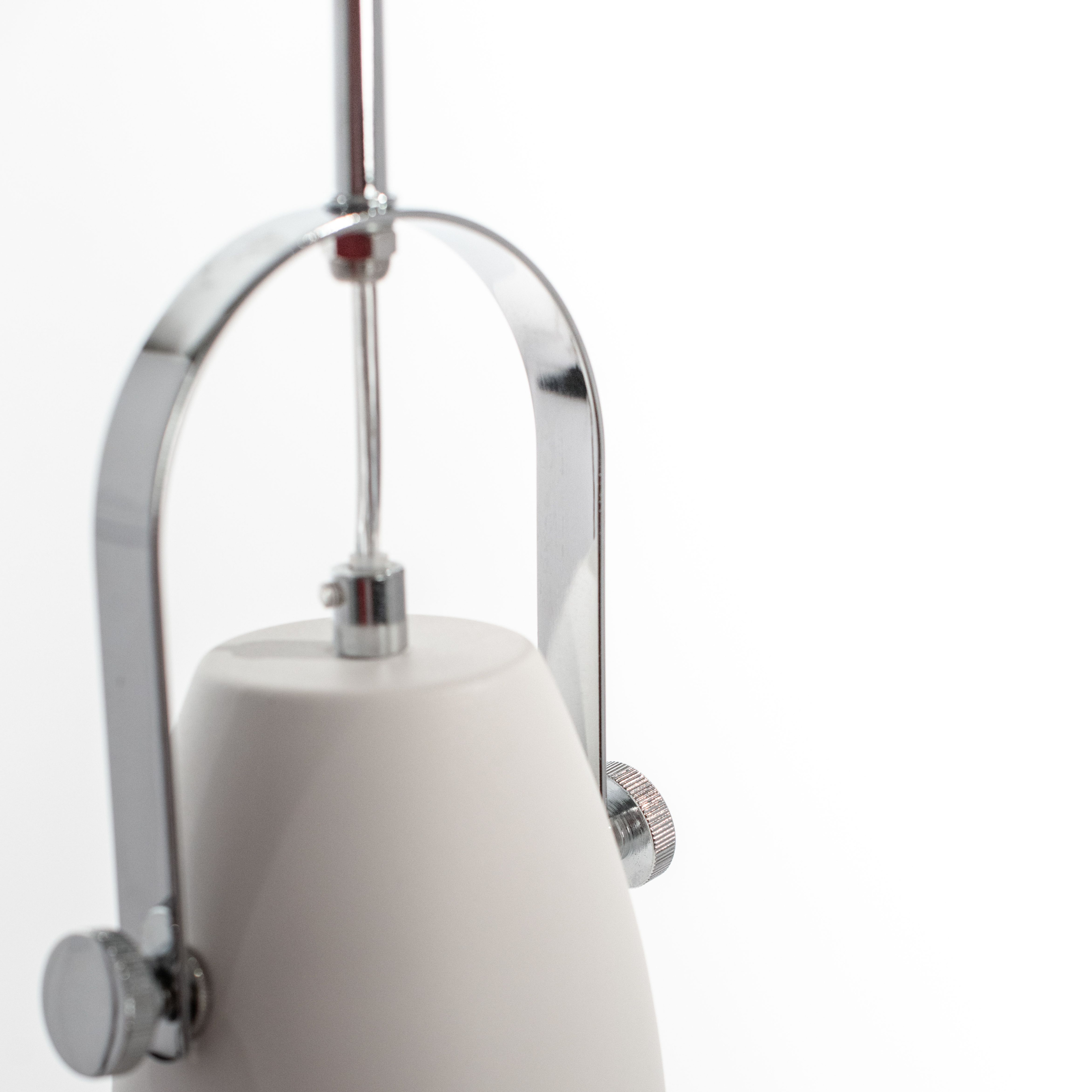 Lampada a sospensione in metallo verniciato "Cage" cavo regolabile cm 38x38 33h