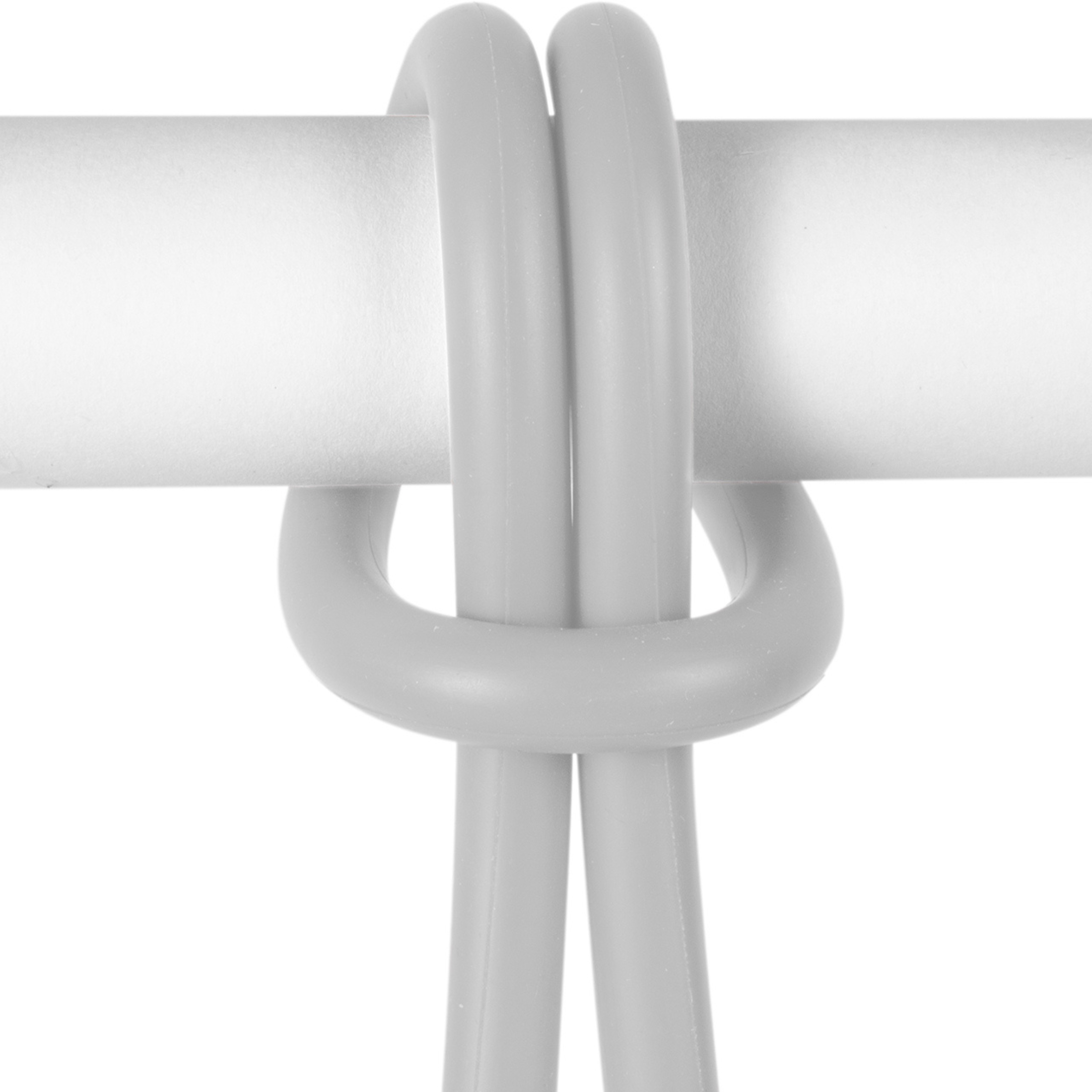 Juego de 2 lámparas LED suspendidas a pilas "Bolleke" de HDPE con gancho de goma 20x20 cm