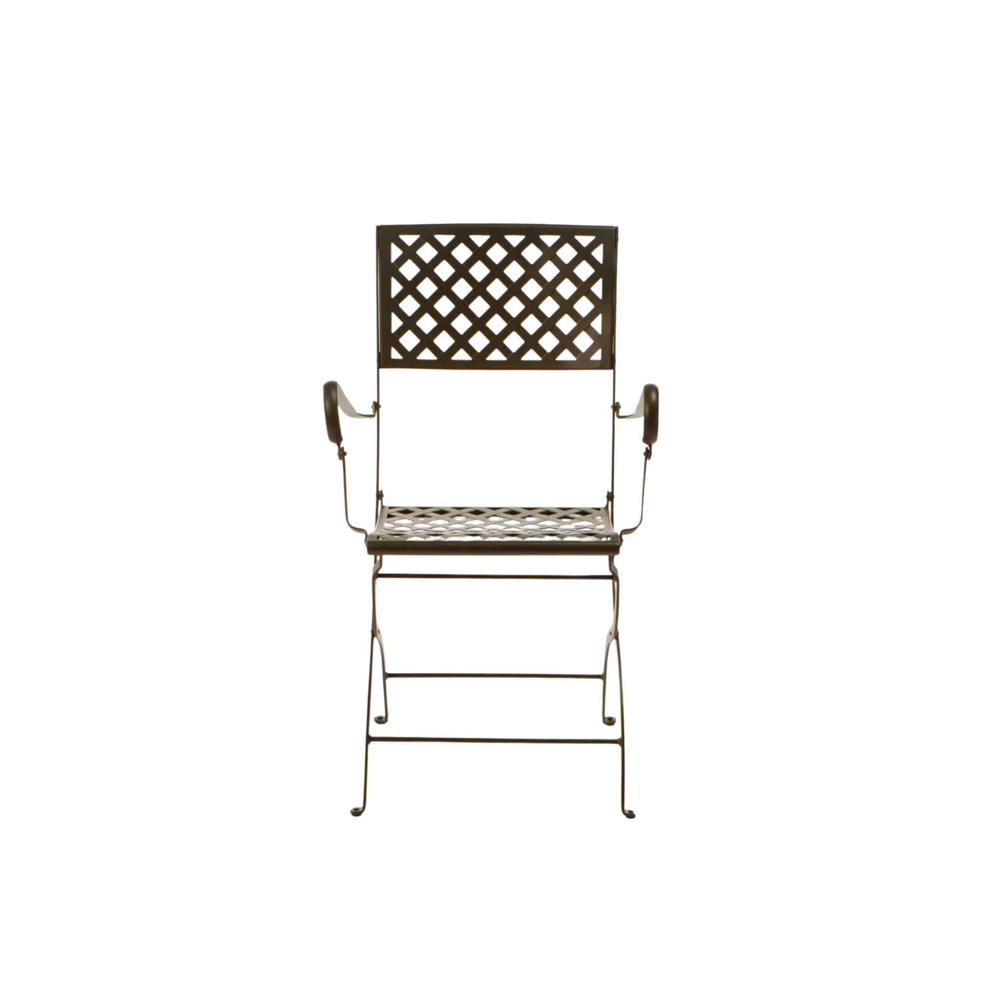 Fauteuil de jardin pliant en métal "Printemps" 52x56 cm 90h