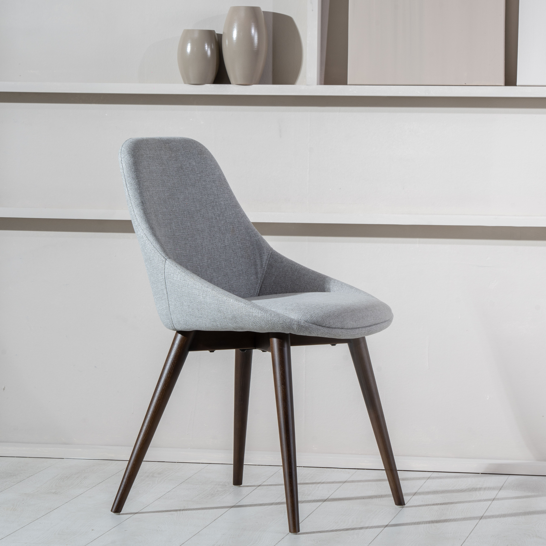 Chaise élégante en tissu "Astrid" 49x58 85h cm