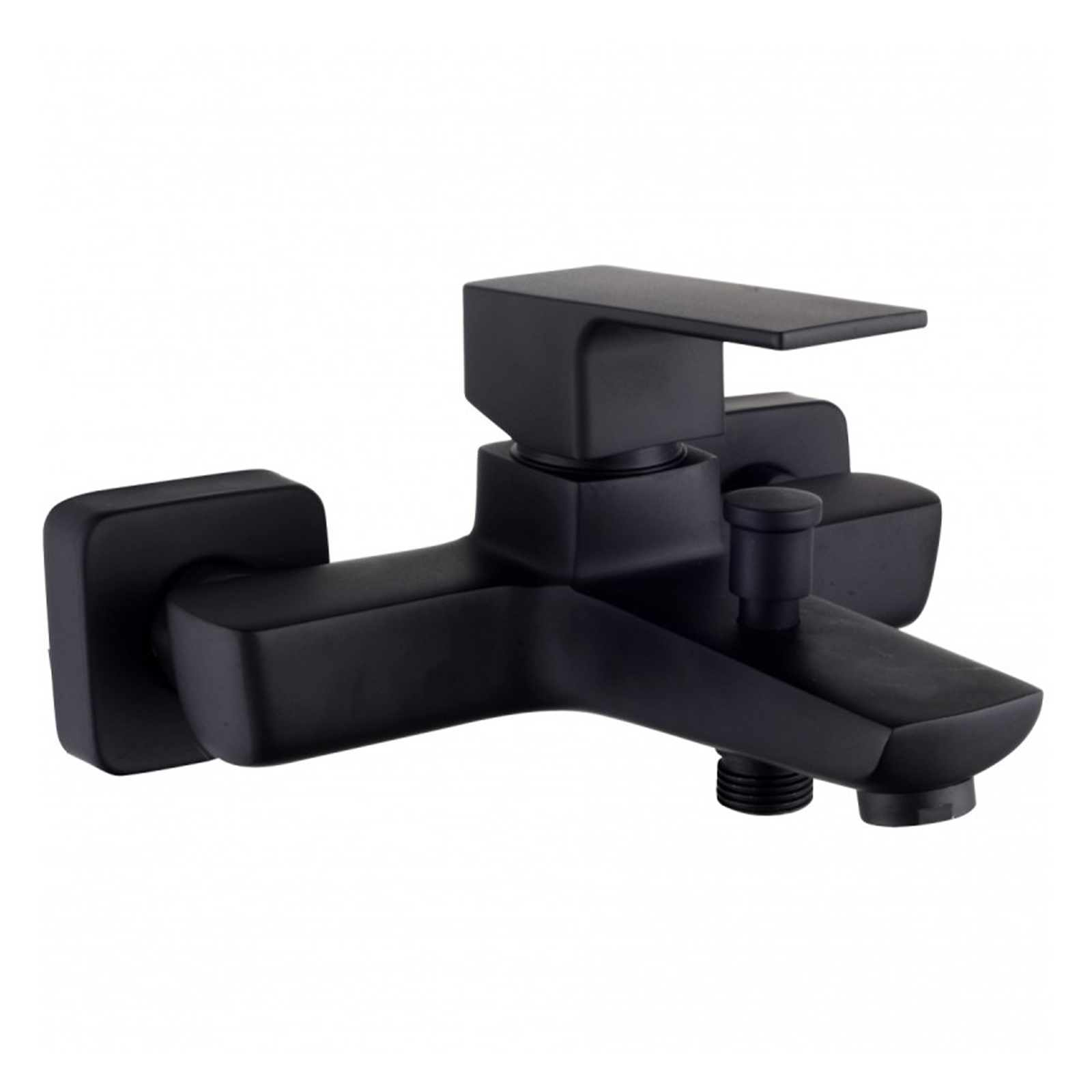 Rubinetto miscelatore per vasca Elegant in ottone nero opaco monocomando