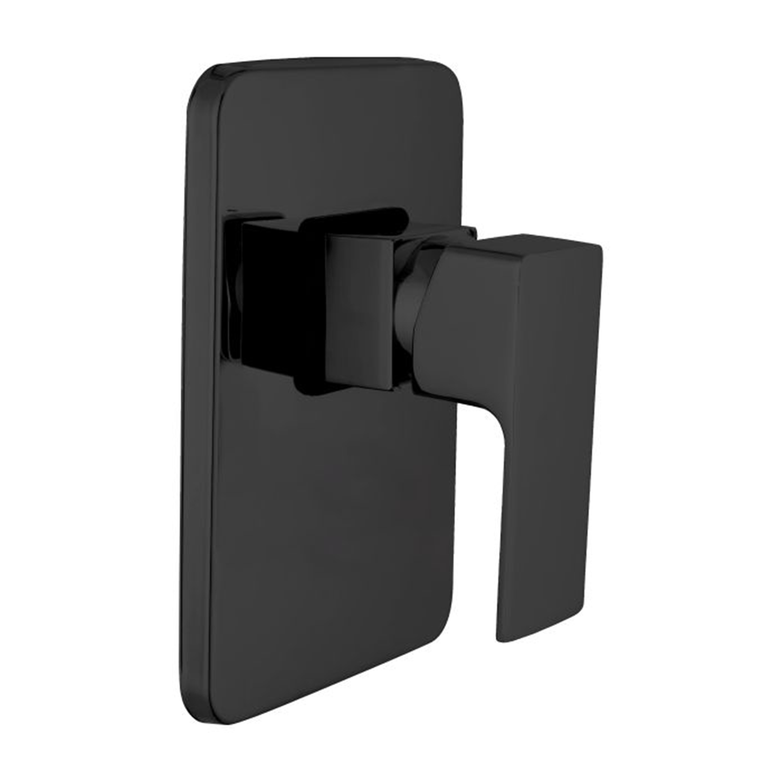 Miscelatore per doccia "Elegant" in ottone nero opaco monocomando a incasso