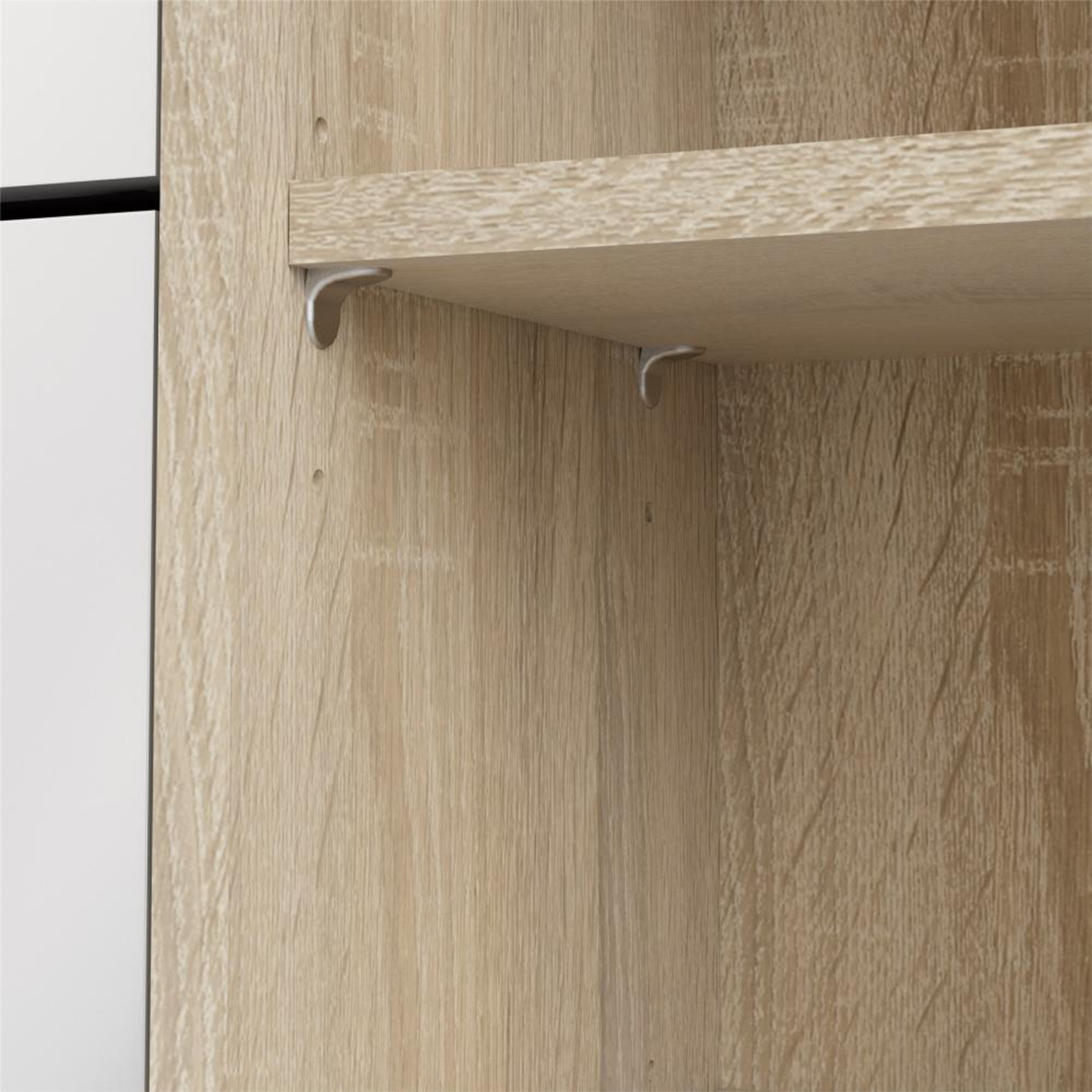 Mobile scarpiera modulare "Class" in legno con 1 anta e 3 ribalte cm 102x24 125h