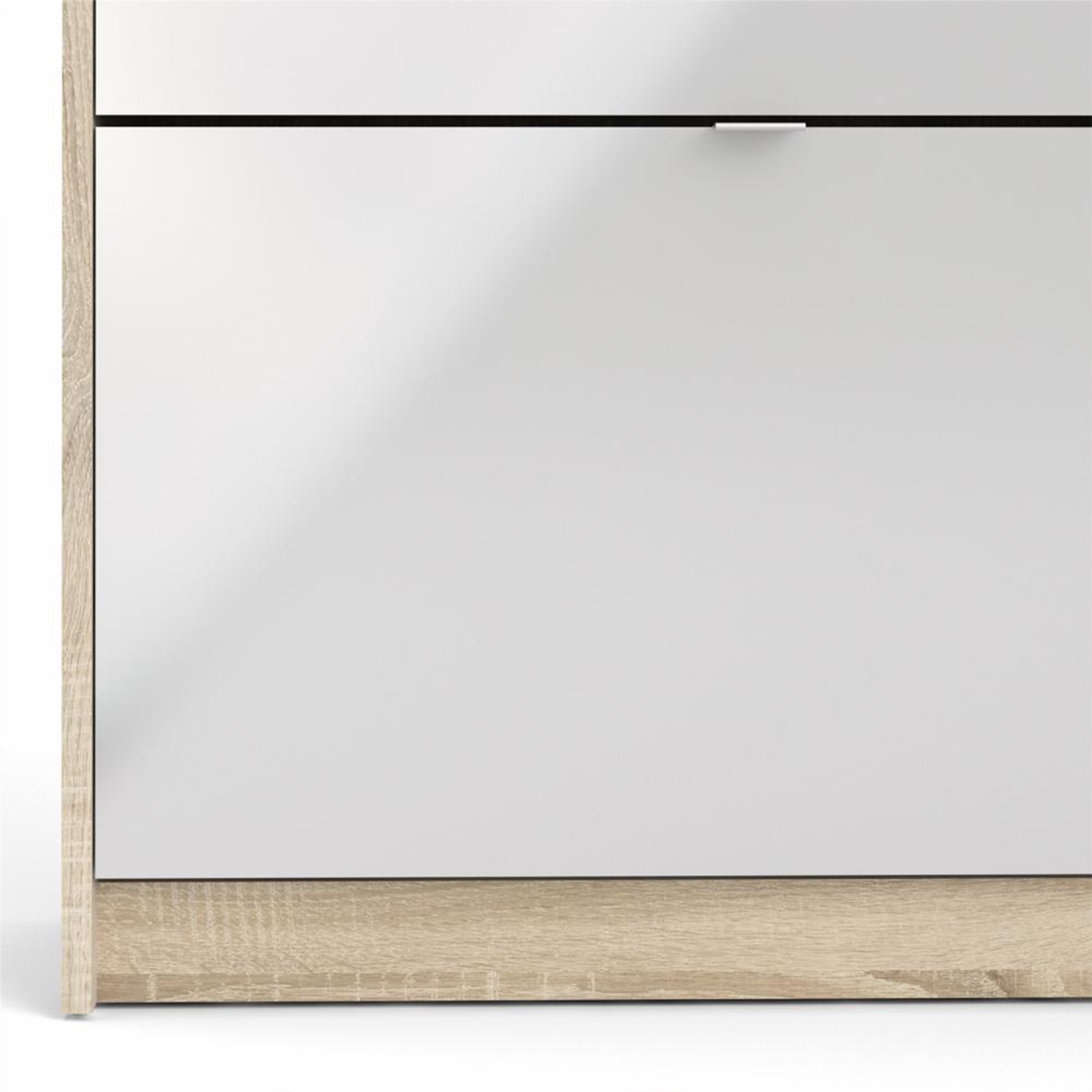 Mobile scarpiera modulare "Class" in legno con 1 anta e 3 ribalte cm 102x24 125h