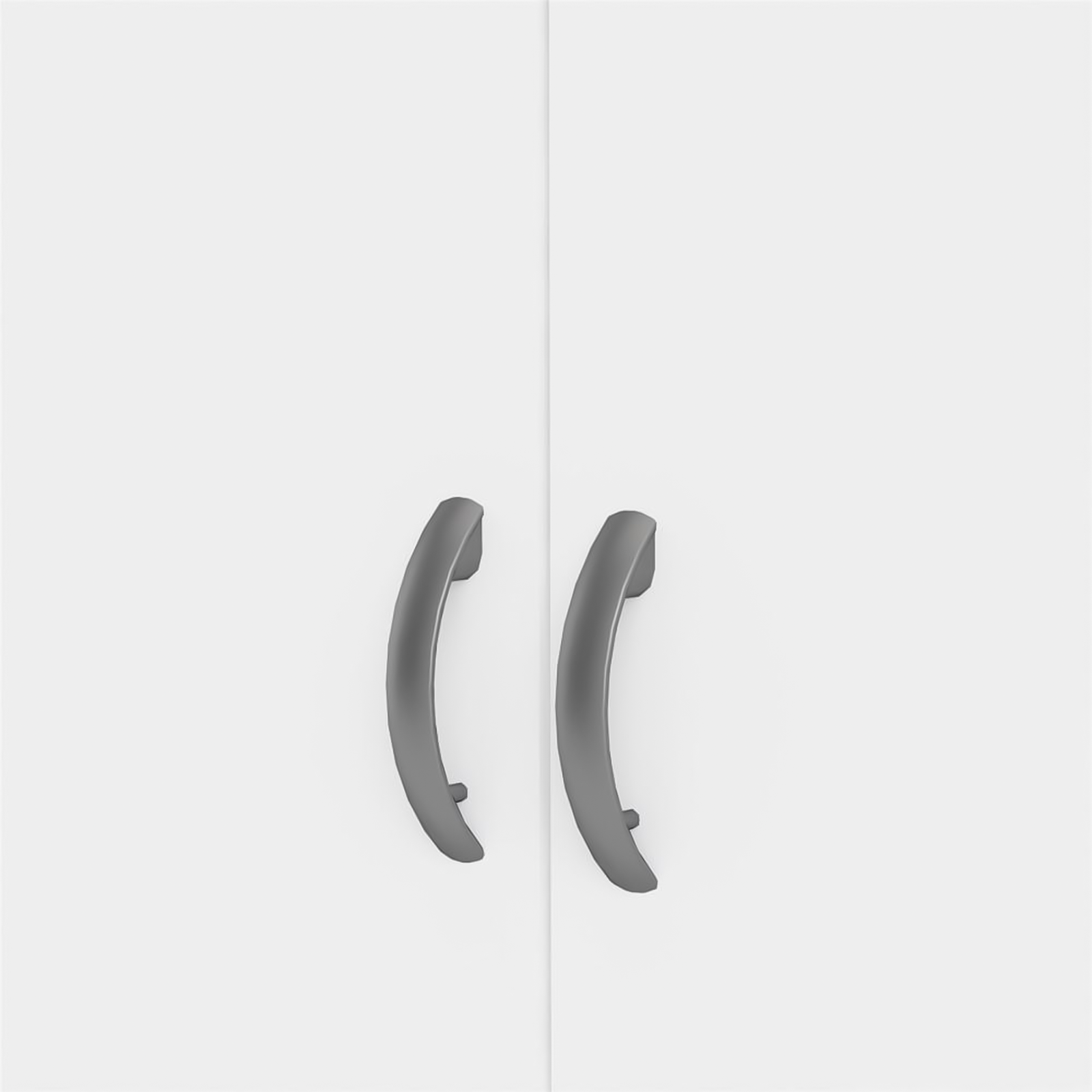 Armadio scarpiera a 2 ante "Focus" in legno bianco cm 69,2x34,6 170,4h