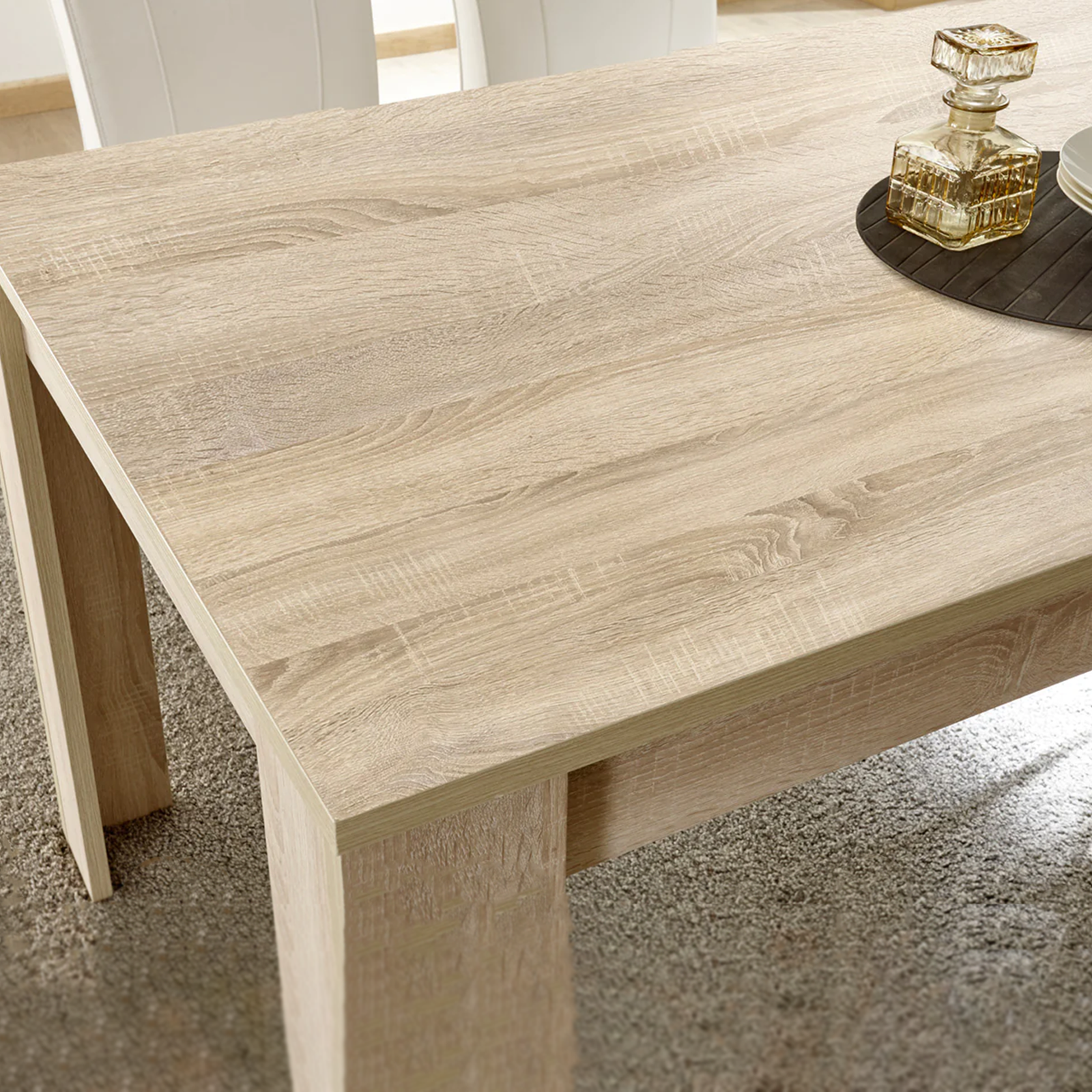 Tavolo allungabile moderno "Firenze" in legno di rovere cm 137x90 79h