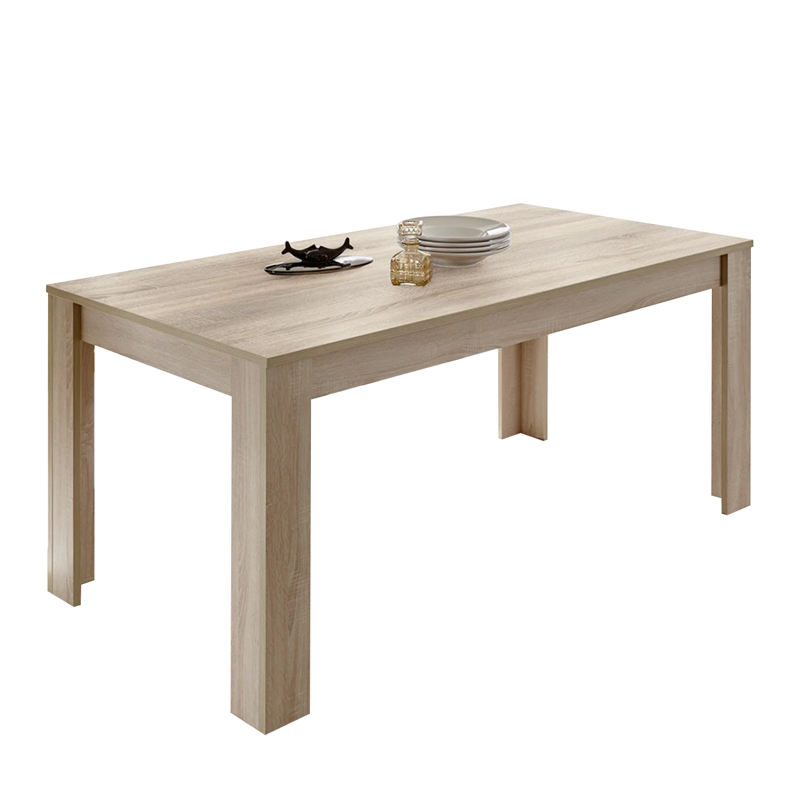 Tavolo allungabile moderno "Firenze" in legno di rovere cm 137x90 79h