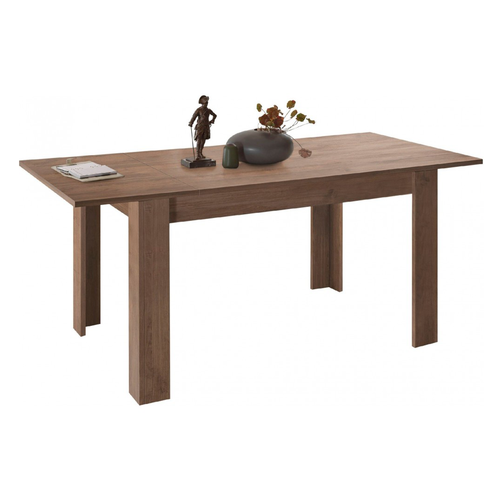 Tavolo allungabile "Venus" in legno rovere cm 137/185x90 79h