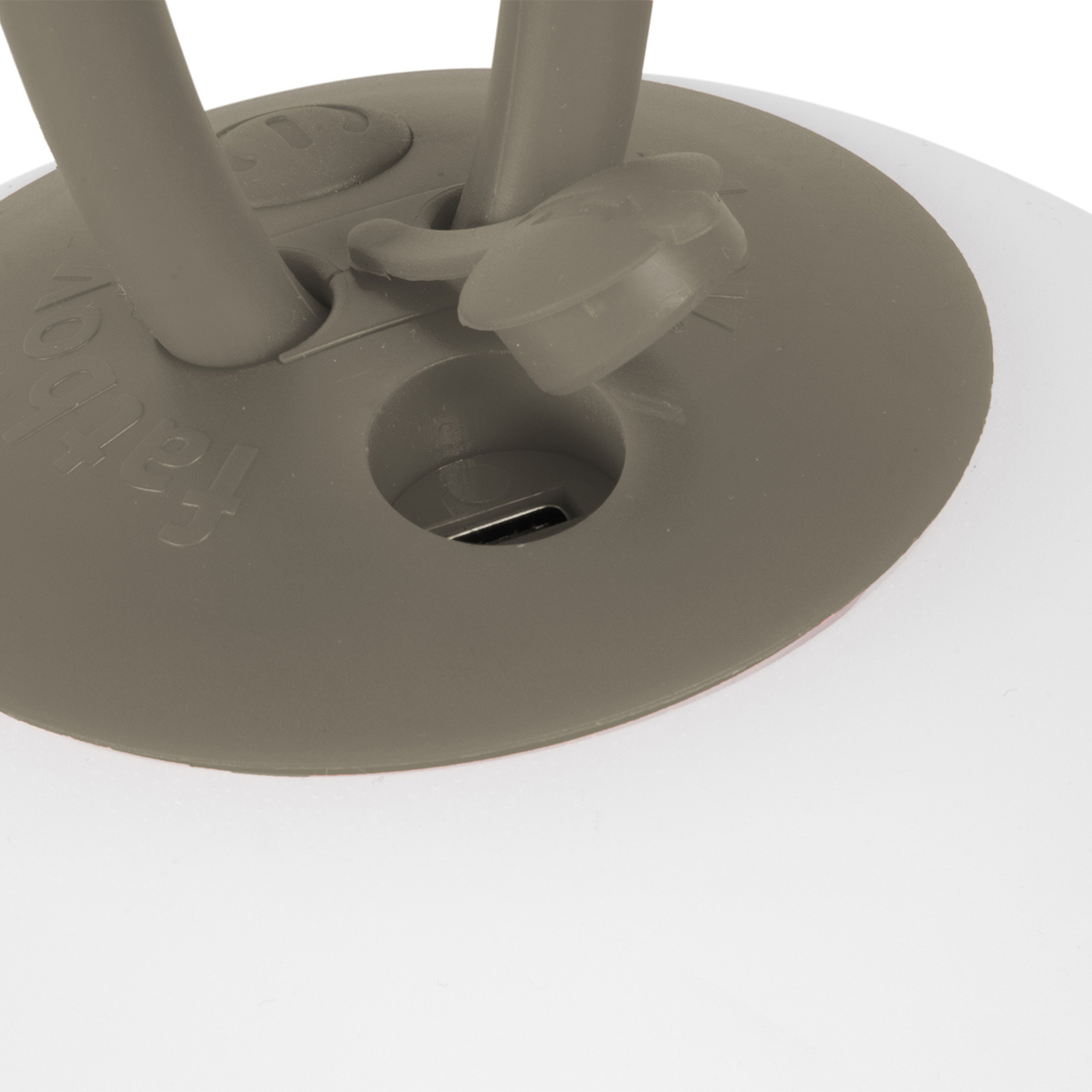 Juego de 2 lámparas LED suspendidas a pilas "Bolleke" de HDPE con gancho de goma 20x20 cm