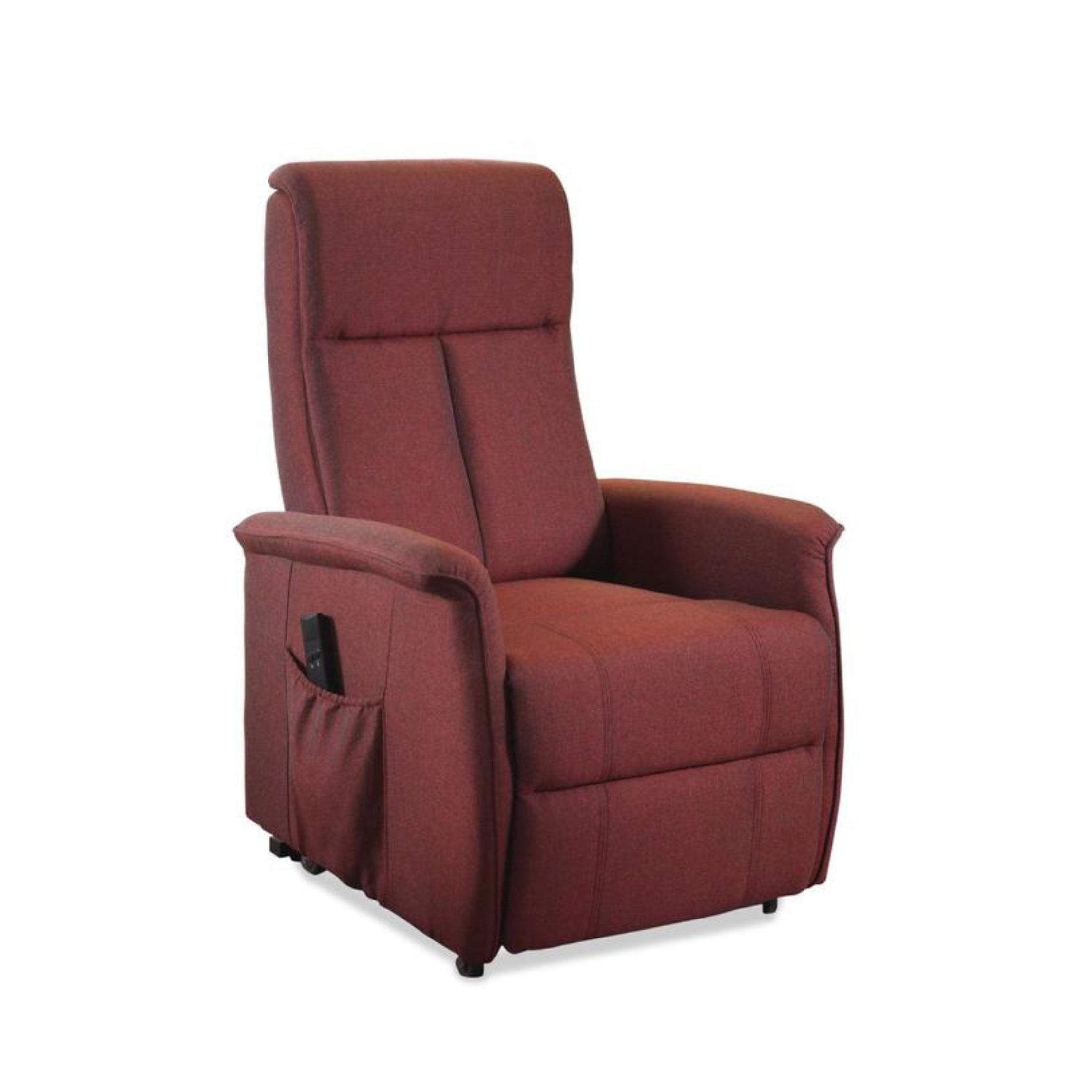 Sillón reclinable en microfibra "Morgana" función elevable 2 motores 82x75 cm 110h