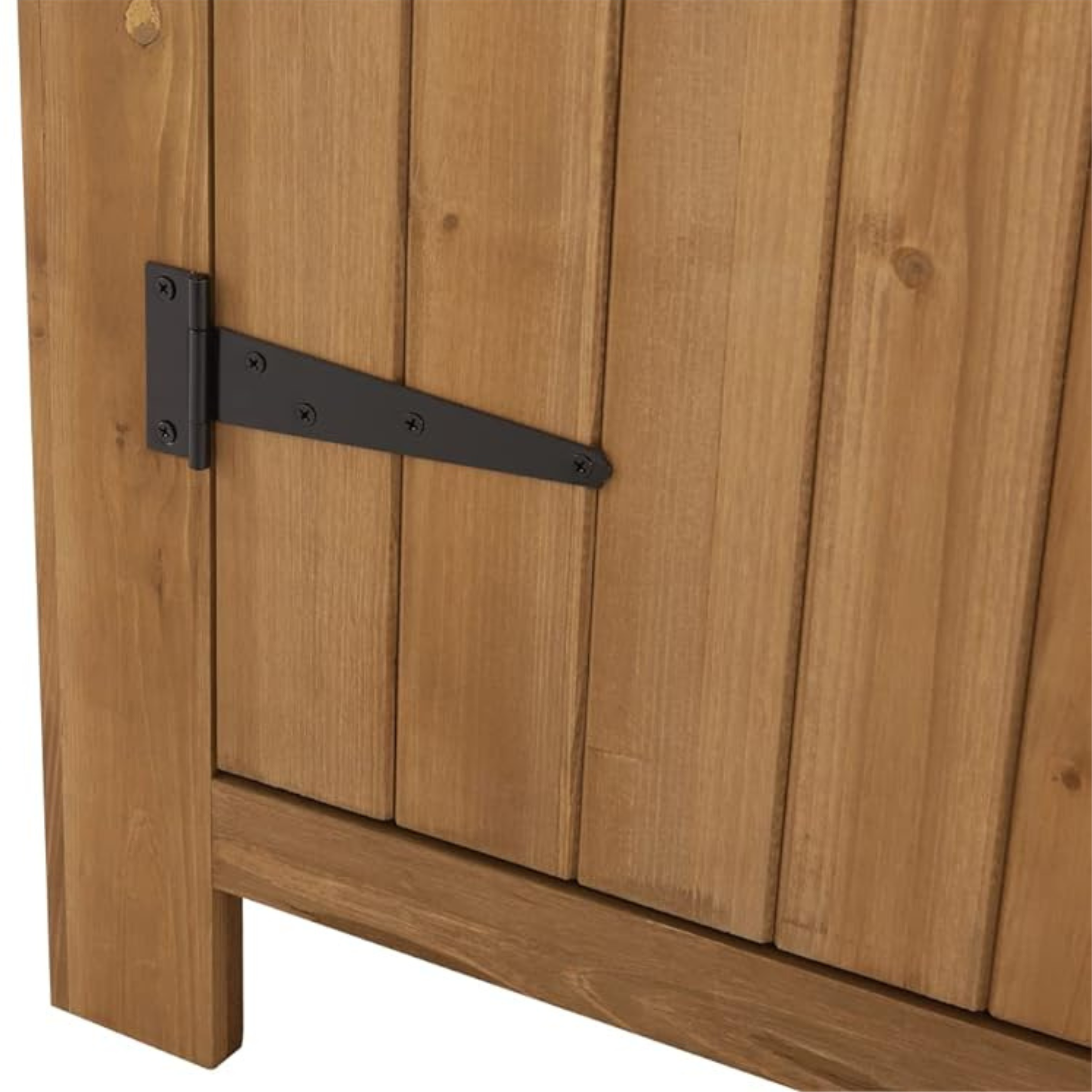 Meuble de rangement en bois de sapin "Utile3" 3 étagères avec toit étanche 77x54 cm 179h