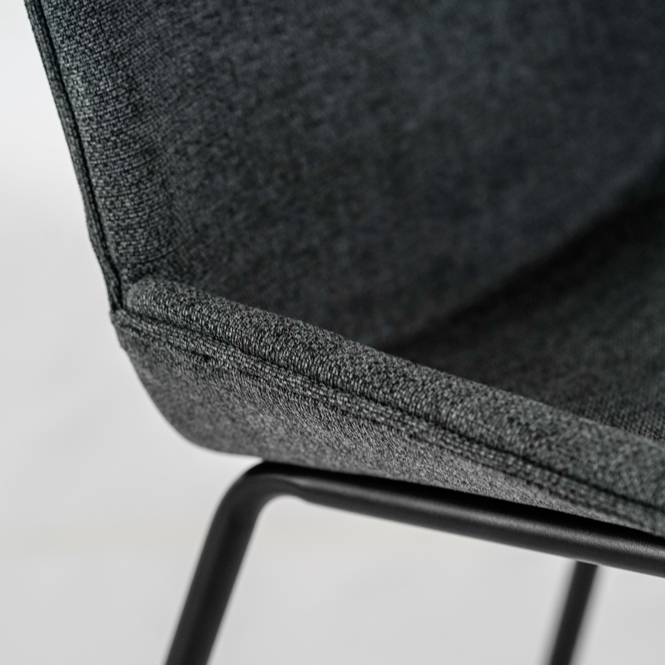 Silla elegante y moderna de tela "Eva" 46x57 cm 80h