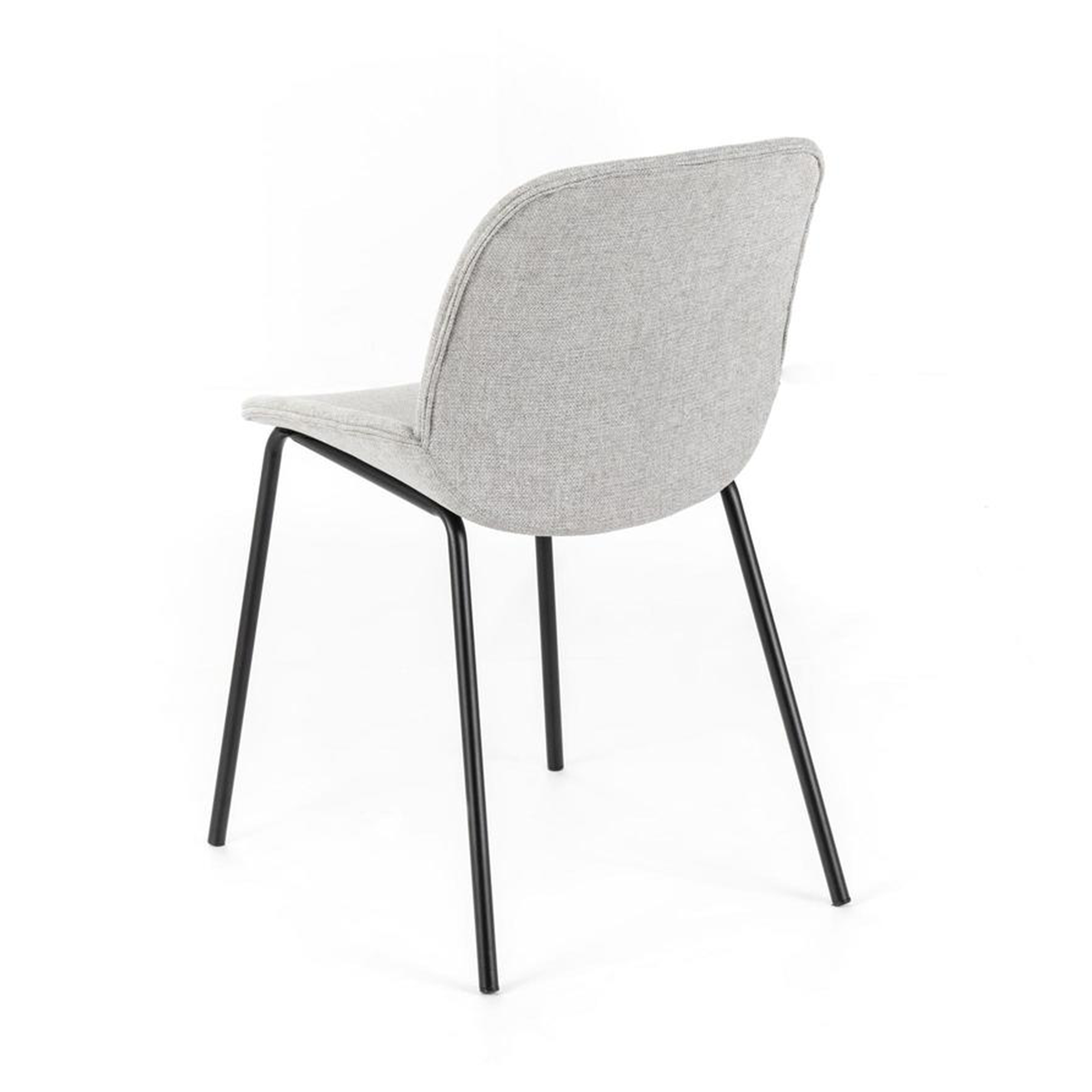 Silla elegante y moderna de tela "Eva" 46x57 cm 80h