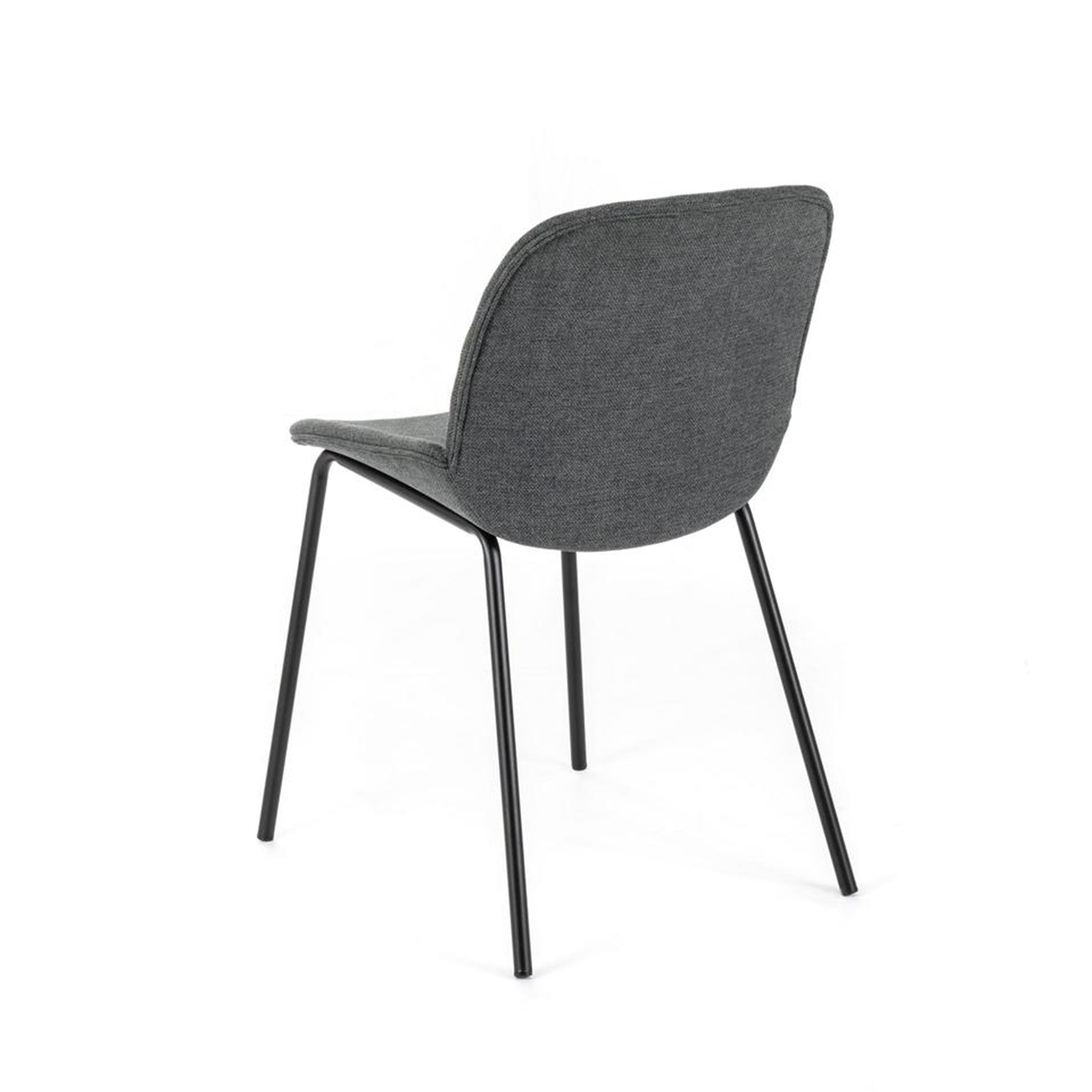 Silla elegante y moderna de tela "Eva" 46x57 cm 80h