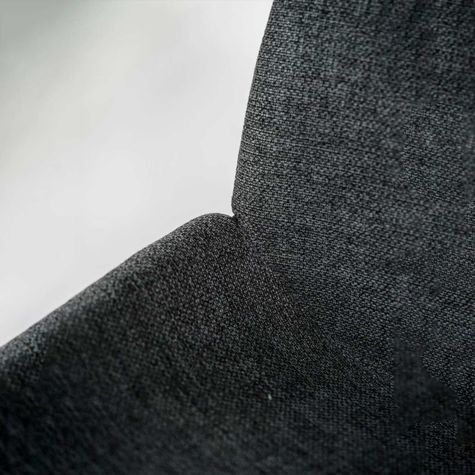 Silla elegante y moderna de tela "Eva" 46x57 cm 80h