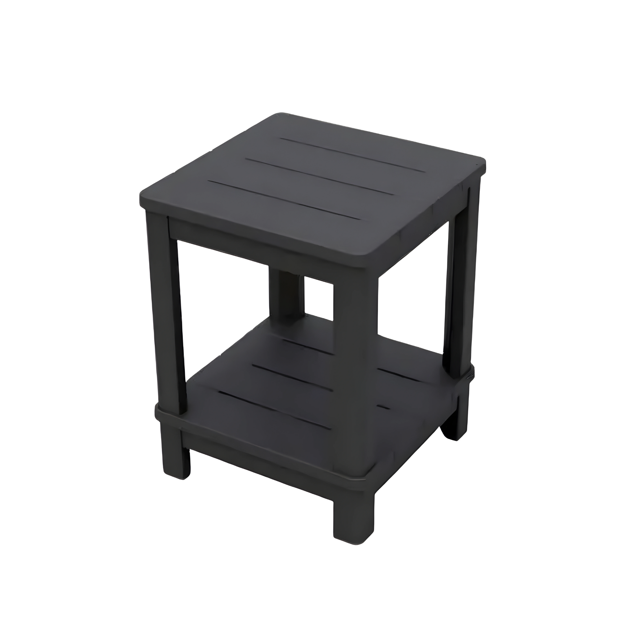 Table basse de jardin "Deluxe" en résine 40,5x40,5 cm 52h