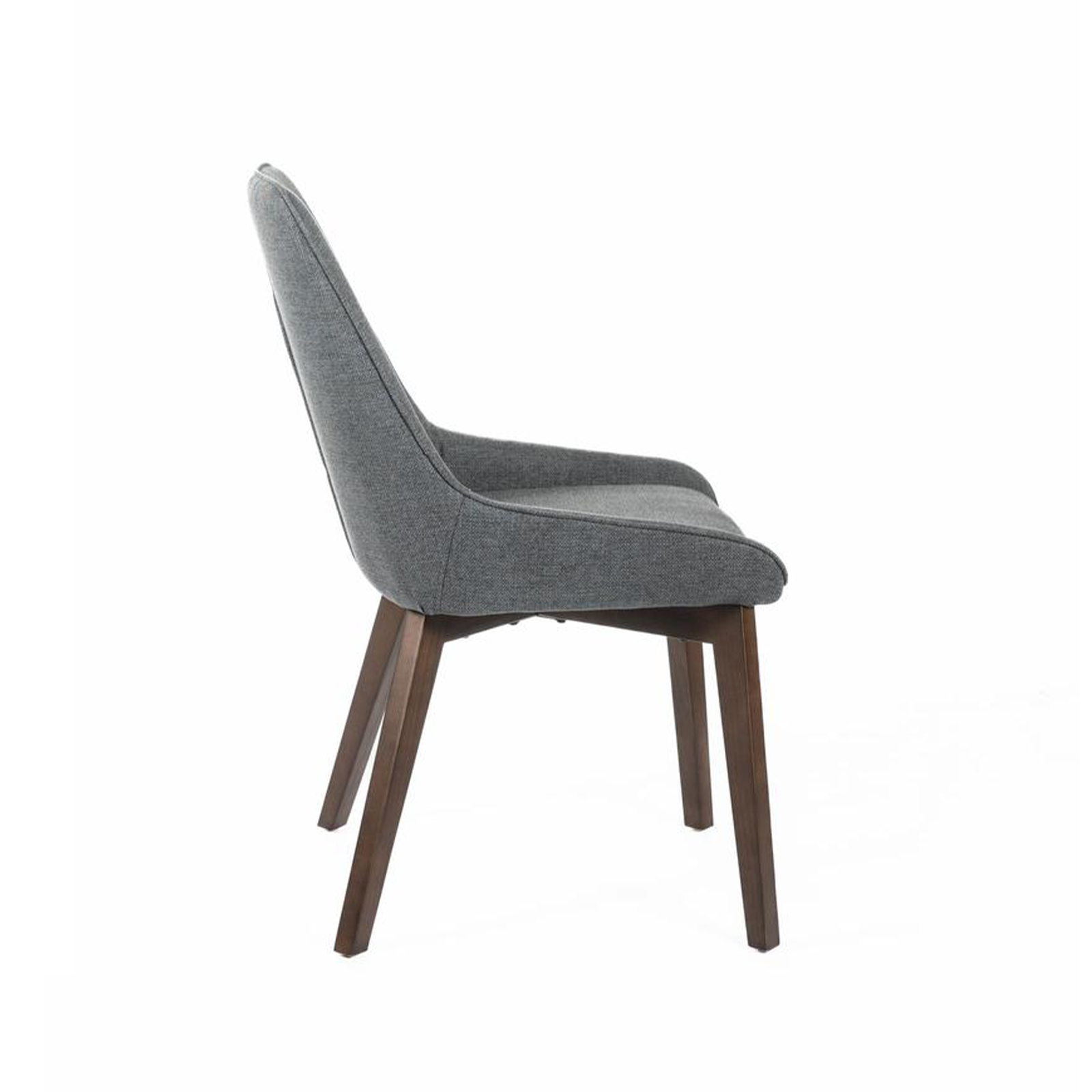 Set di sedie imbottite "Orchidea" da soggiorno moderne in tessuto cm 49,5x62 87h