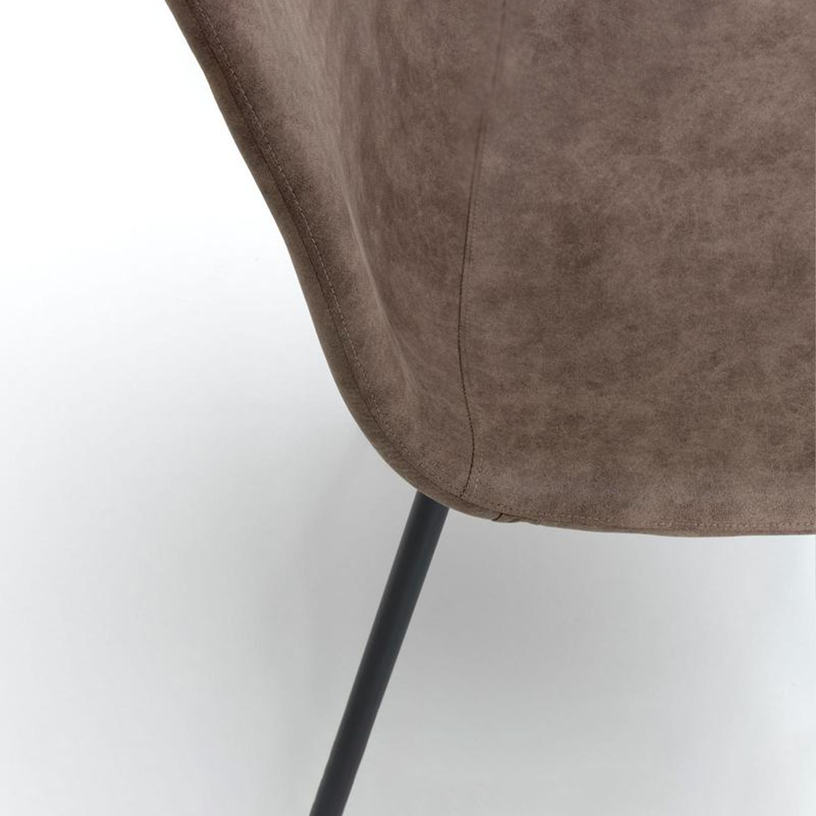 Set di sedie imbottite "Ginestra" moderni in similpelle cm 50x44 84h