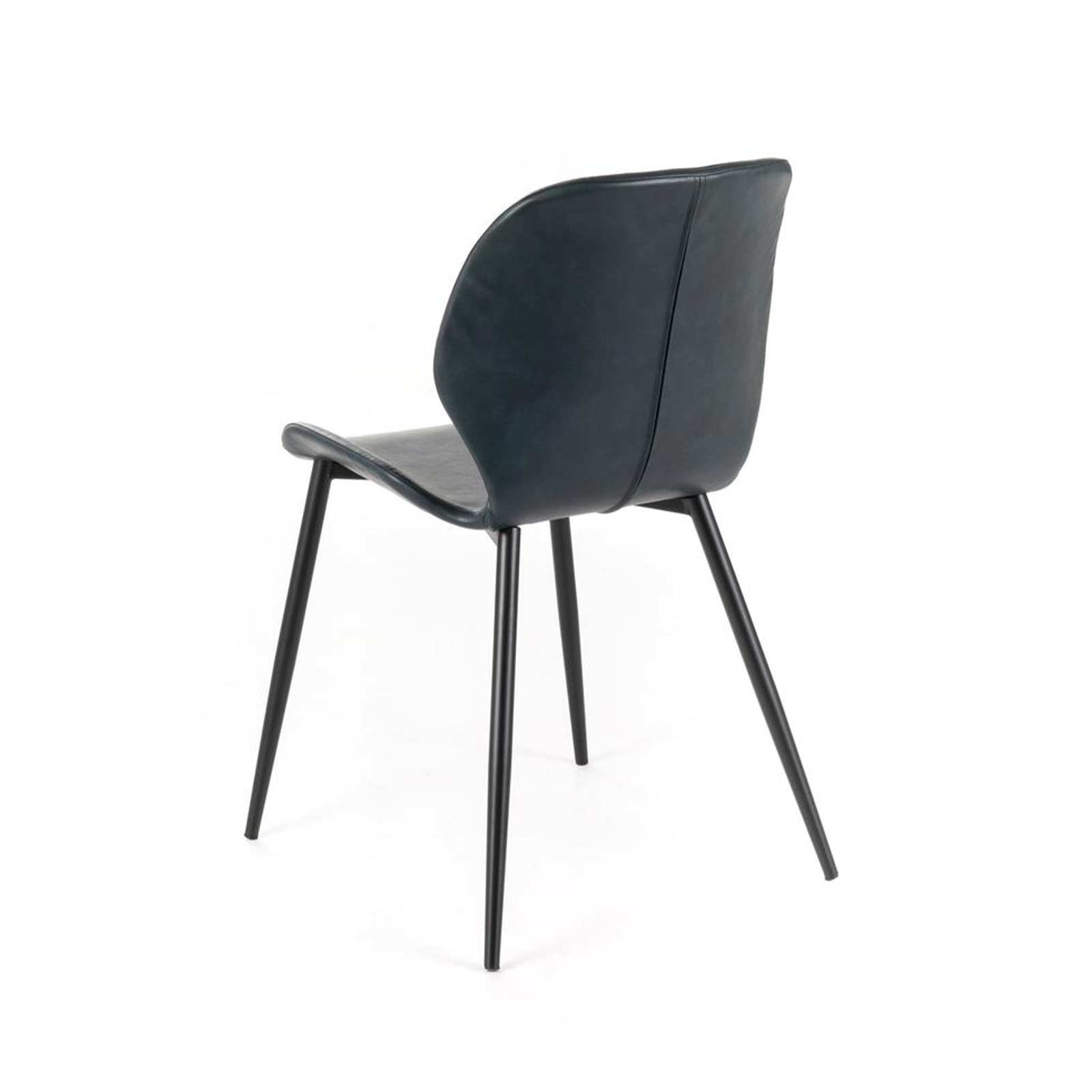 Set di sedie eleganti in similpelle "Liam" soft touch vintage cm 45x55 83h