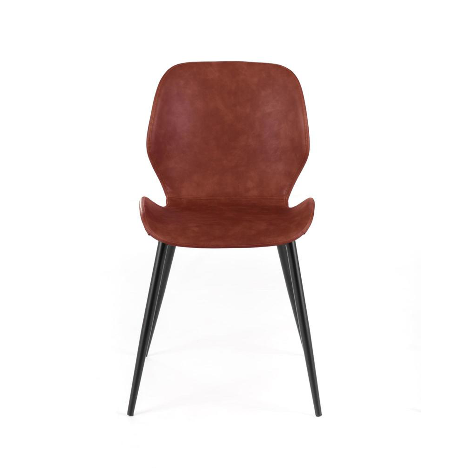 Set di sedie eleganti in similpelle "Liam" soft touch vintage cm 45x55 83h