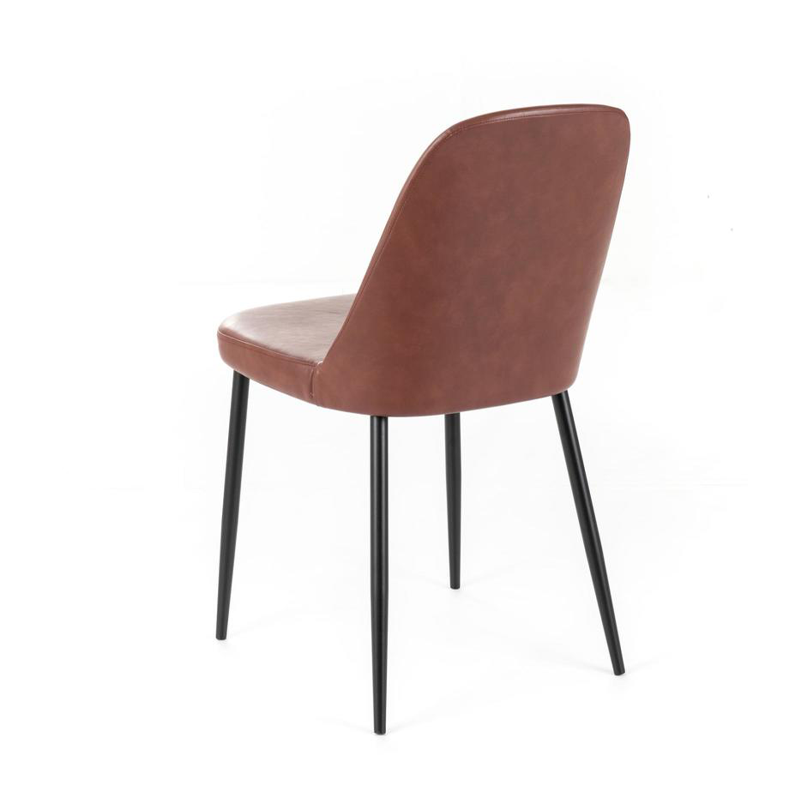 Chaise moderne rembourrée en simili cuir "Tamara" soft touch 45x52 cm 85h