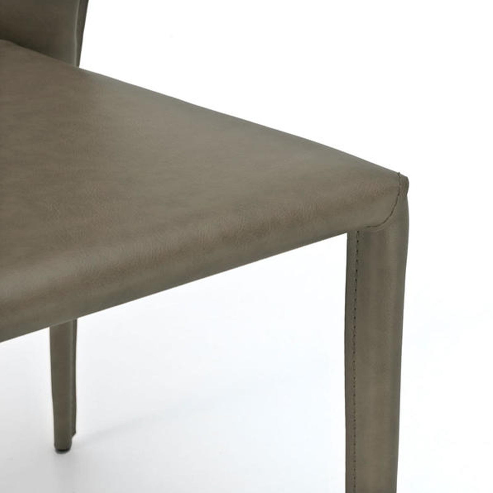 Set di sedie moderne in similcuoio "Glicine" da soggiorno eleganti cm 56x49 82h