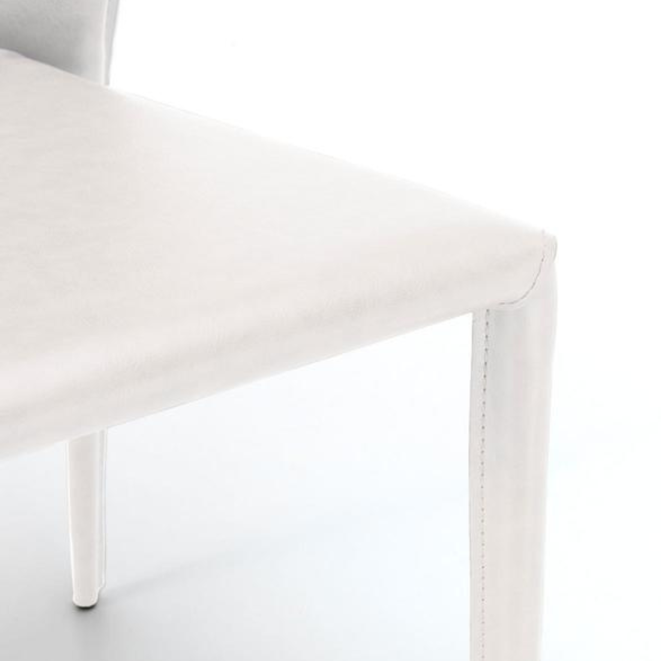 Elégante chaise vintage "Break" simili cuir 56x49 cm 82h