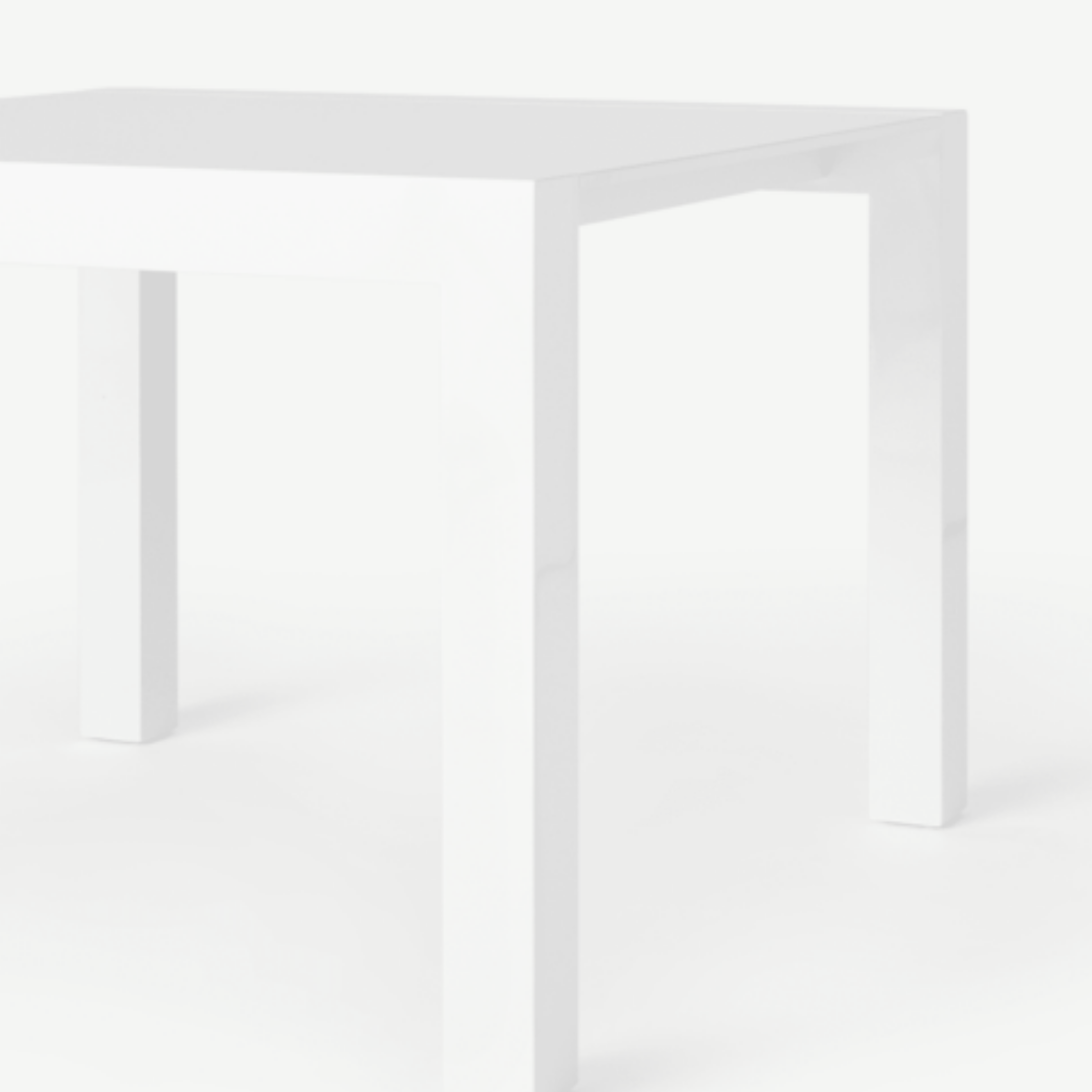Mesa de comedor extensible de madera blanca "Nemes" 103/170x90 cm 76h