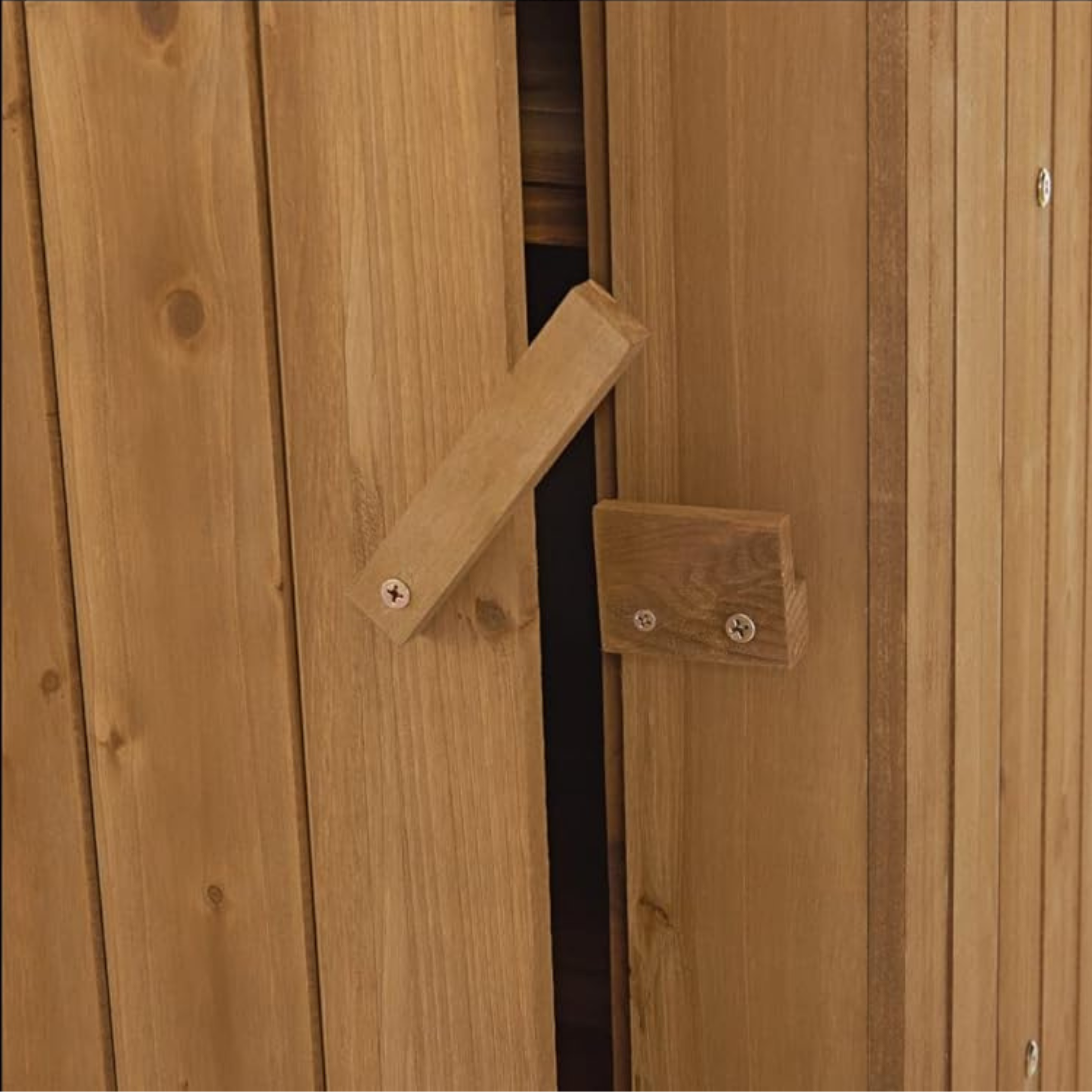 Meuble de rangement en bois de sapin "Utile3" 3 étagères avec toit étanche 77x54 cm 179h