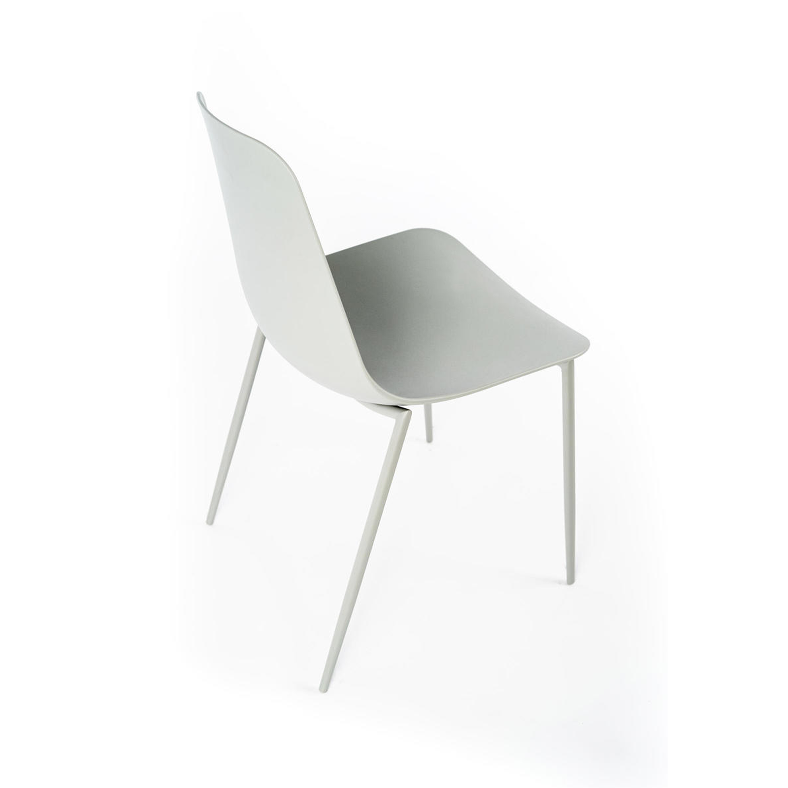 Chaise de salon moderne "Frida" en polypropylène 48,5x49 cm 88h