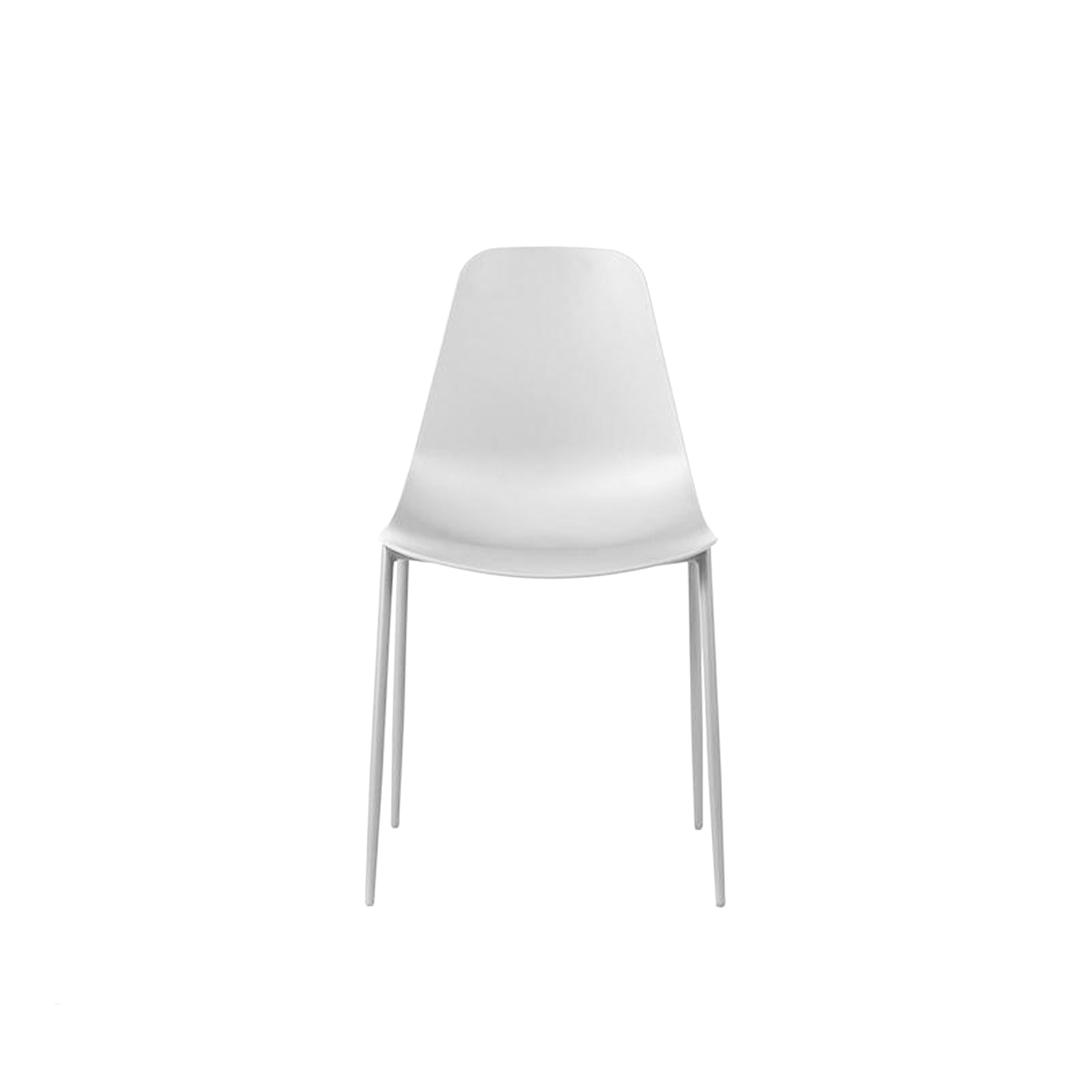Chaise de salon moderne "Frida" en polypropylène 48,5x49 cm 88h