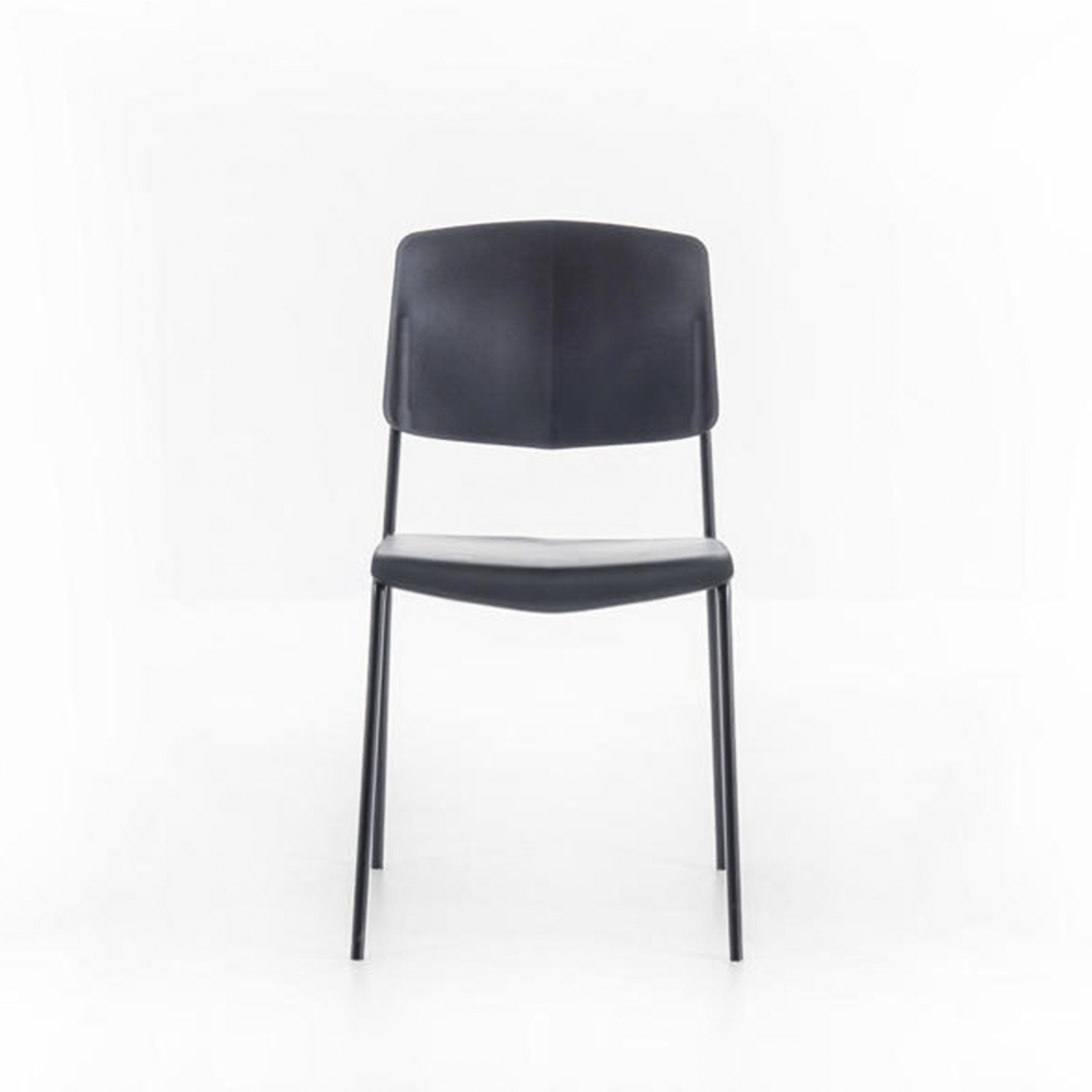 Sedia in polipropilene "Mars" impilabile moderna cm 52x52 79h