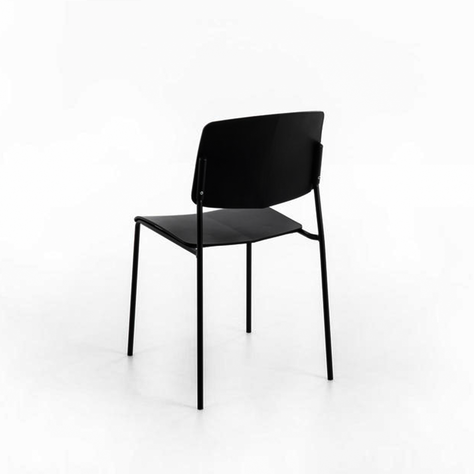 Sedia in polipropilene "Mars" impilabile moderna cm 52x52 79h