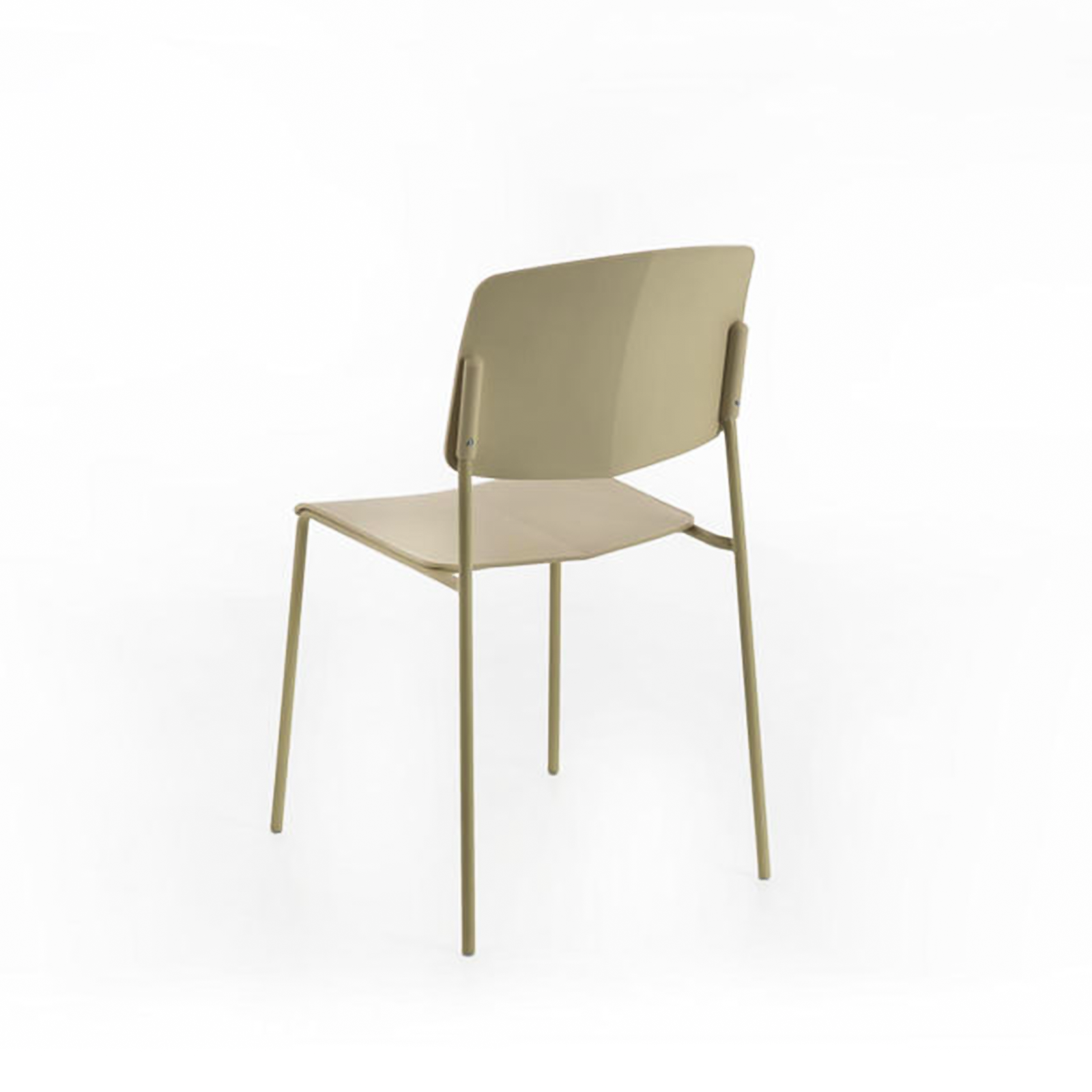 Sedia in polipropilene "Mars" impilabile moderna cm 52x52 79h