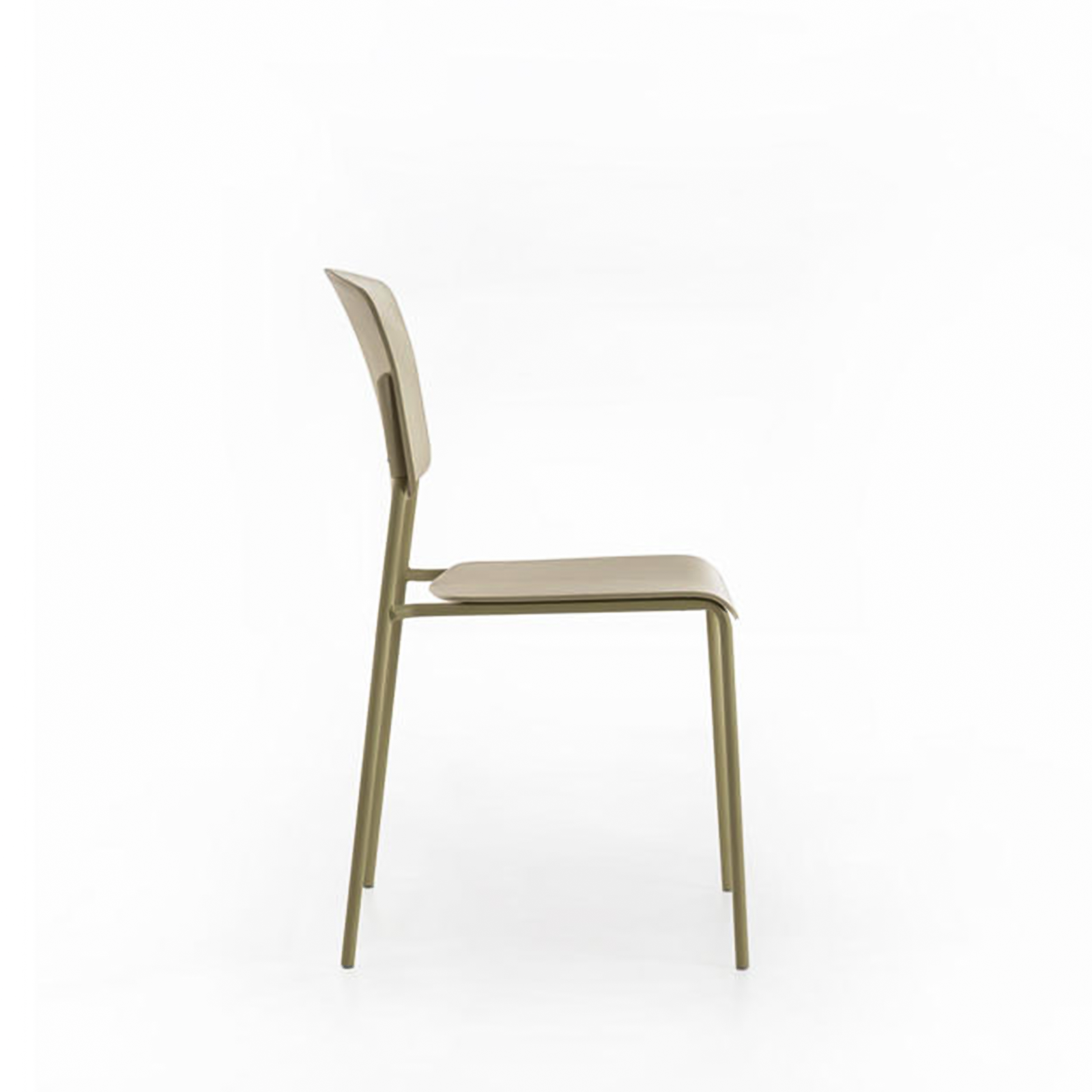Sedia in polipropilene "Mars" impilabile moderna cm 52x52 79h