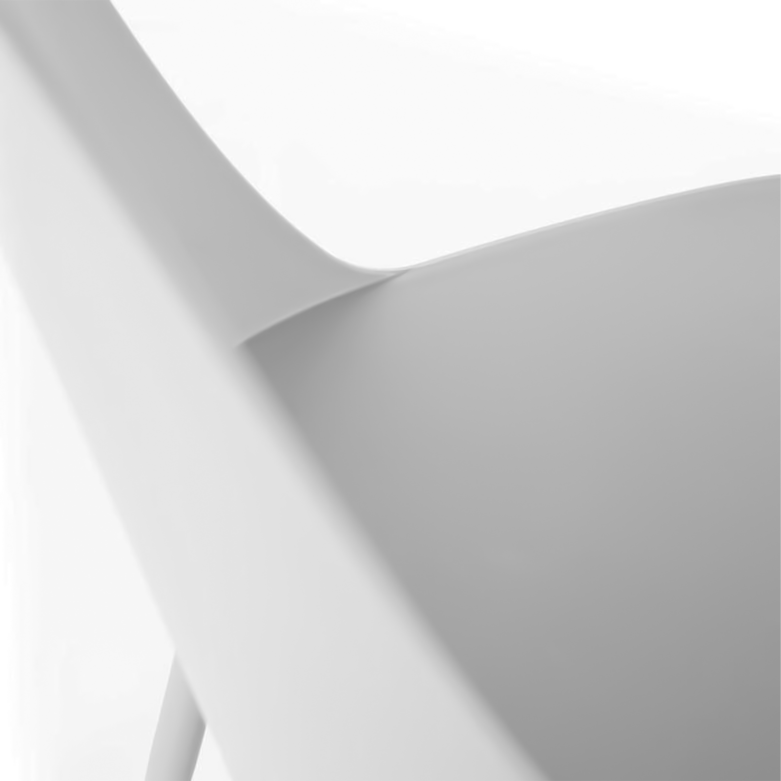 Set di sedie moderne in polipropilene "Paola" con gambe in metallo verniciato