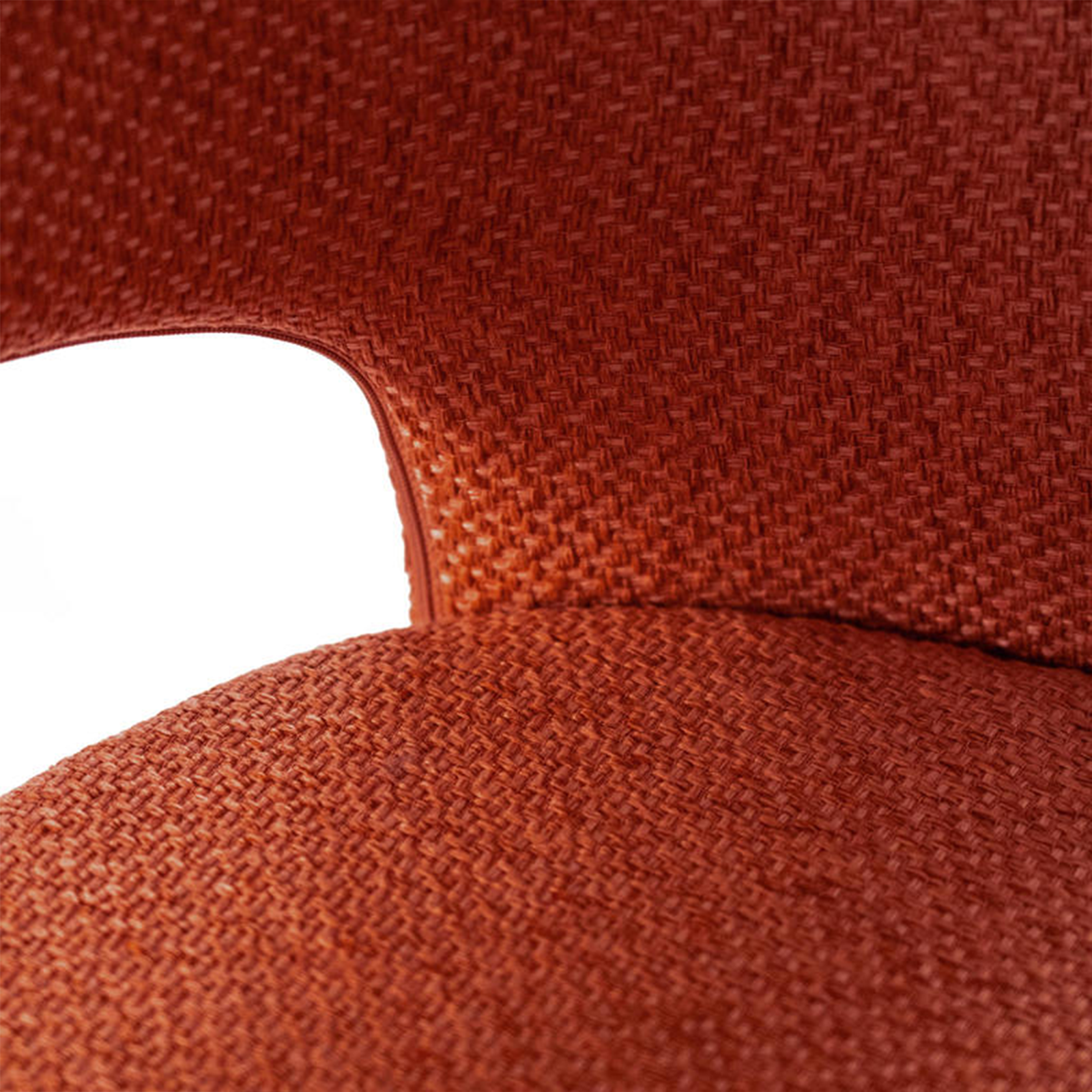 Tabouret haut "Greta" en tissu rembourré avec repose-pieds 52x50 cm 98h