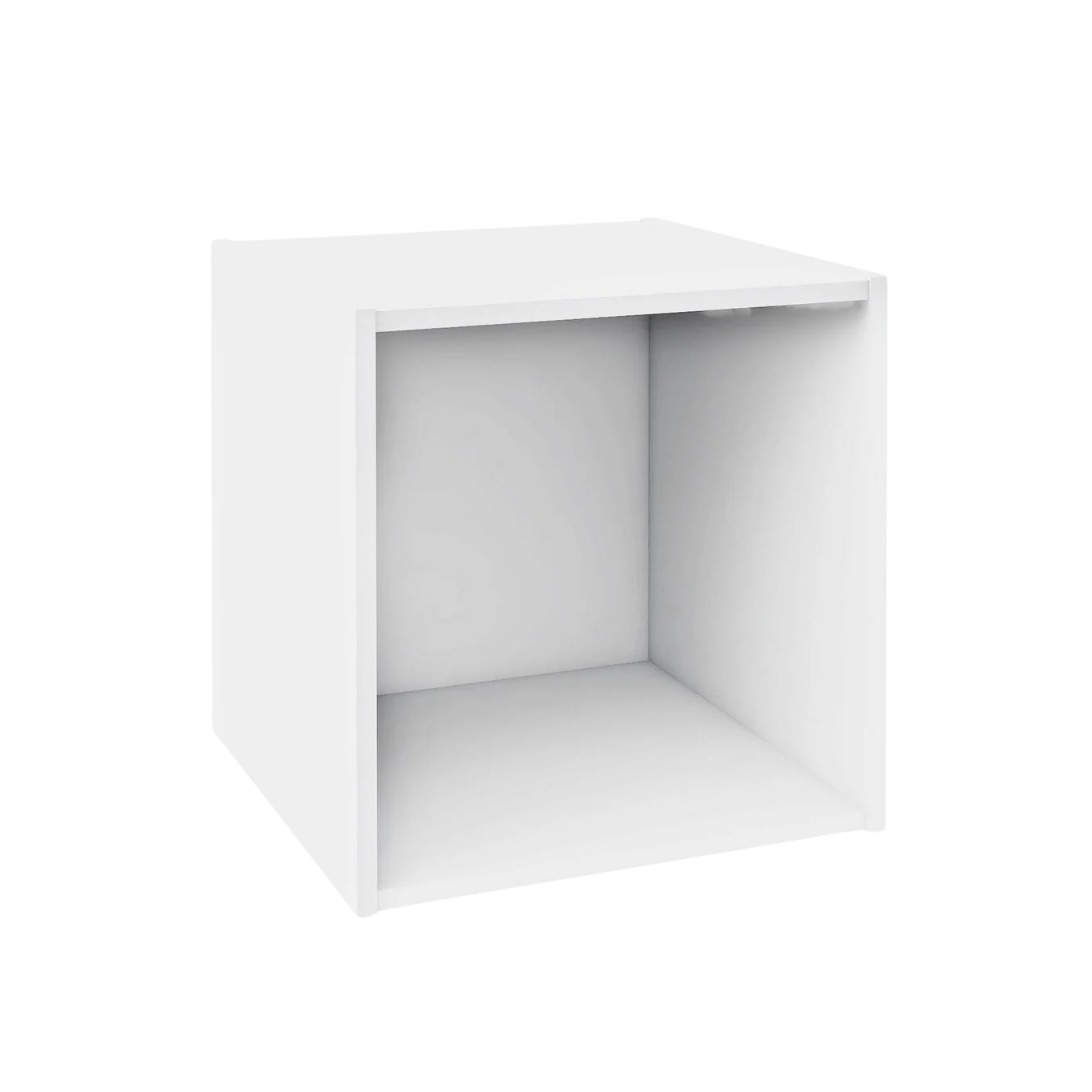 Mensola a giorno colorata "Cubo" in legno cm 35x35 29h