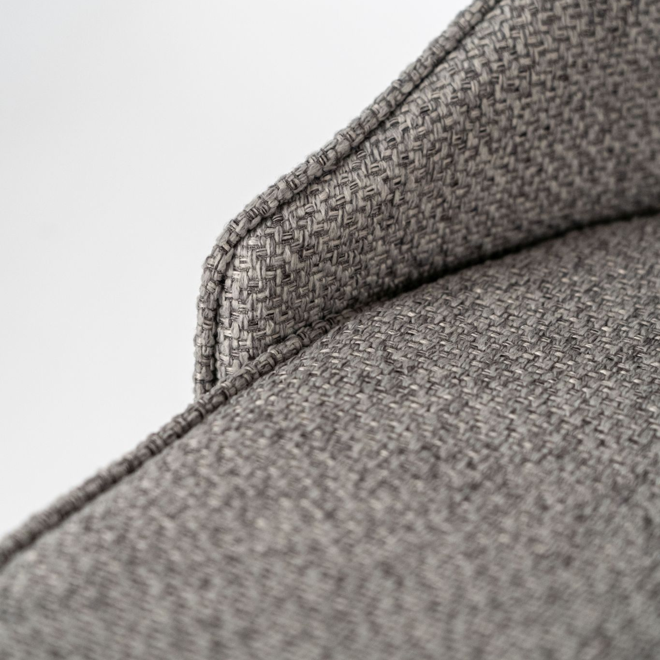 Set di sedie imbottite "Edera" poltrone moderne in tessuto cm 46x46 91h