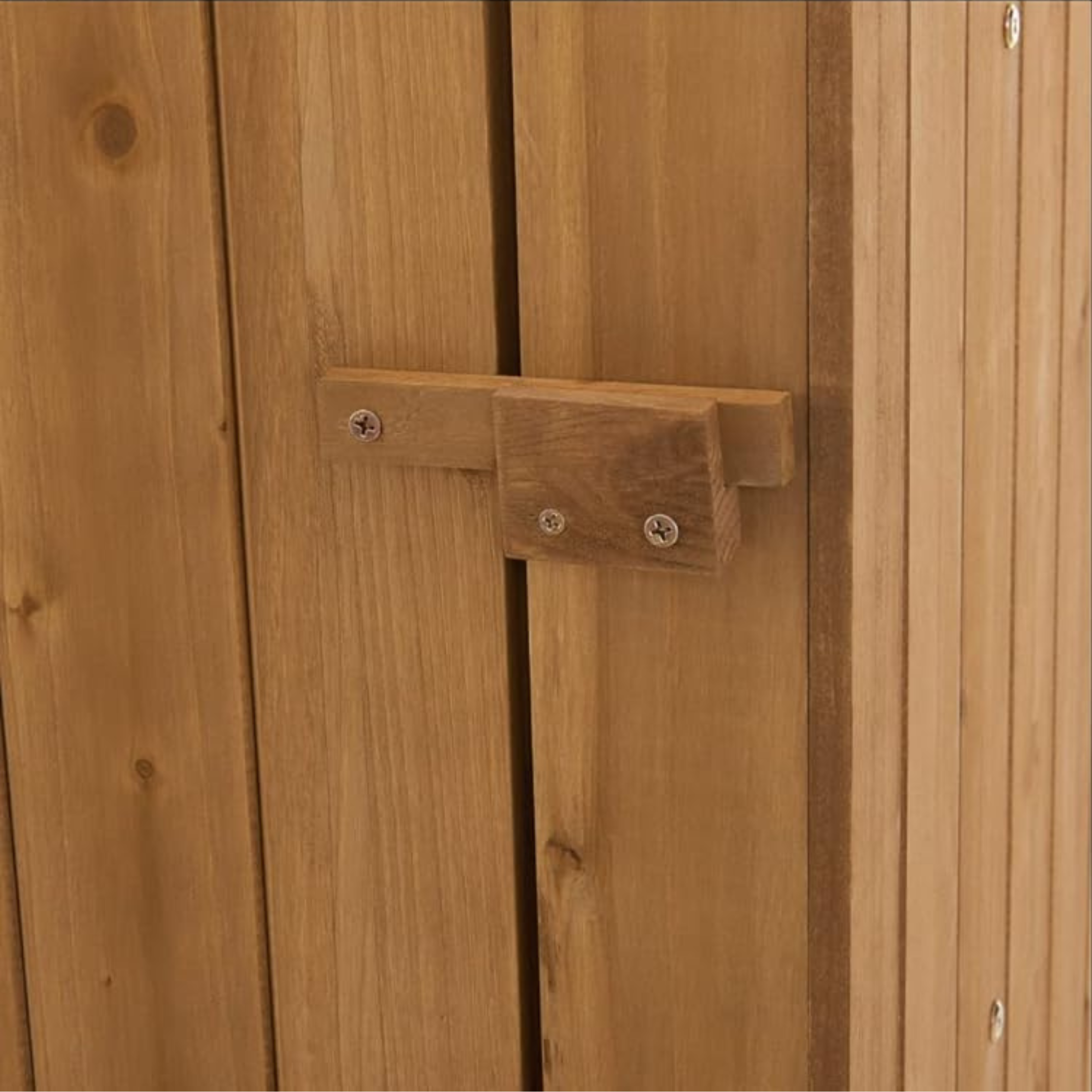 Meuble de rangement en bois de sapin "Utile3" 3 étagères avec toit étanche 77x54 cm 179h