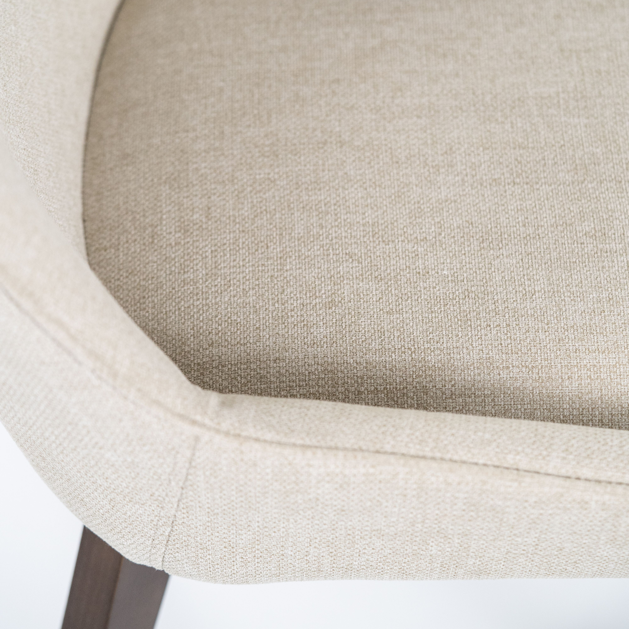 Chaise rembourrée "Vera" fauteuil moderne en tissu 49,5x62 cm 87h