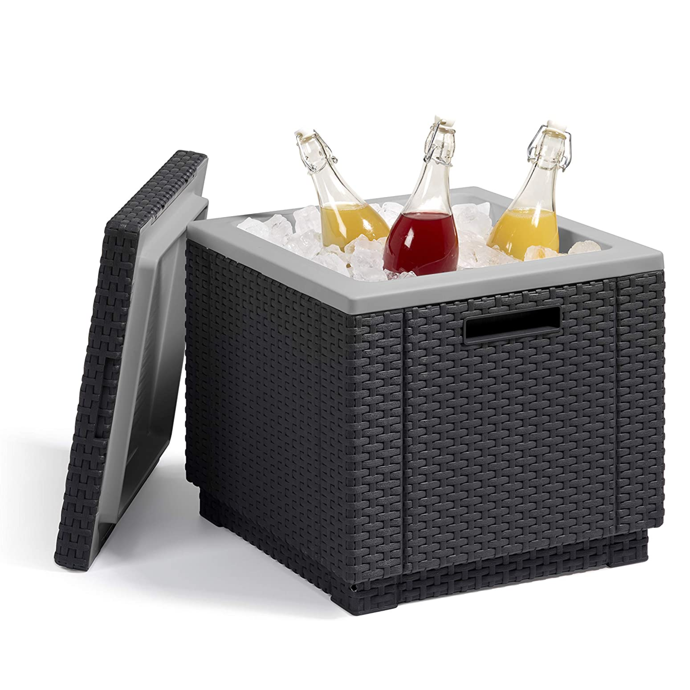 Table de glace d'extérieur "Alaska" en résine 42x42 cm 41h