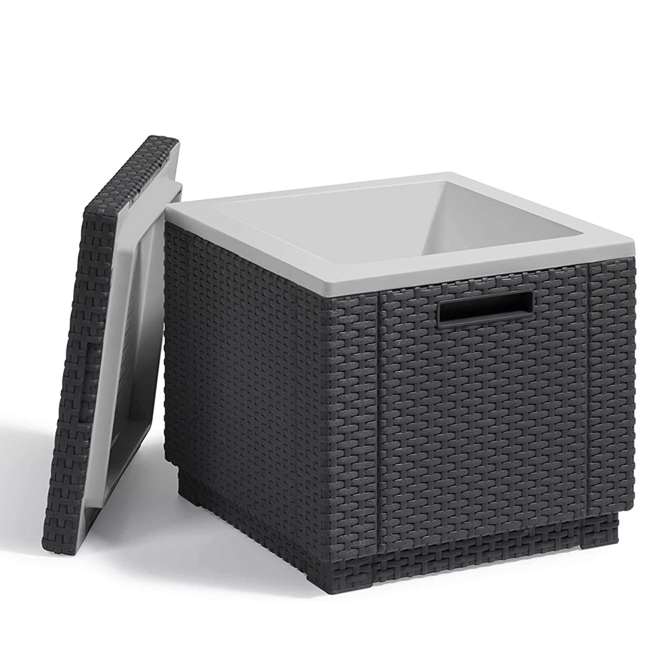 Table de glace d'extérieur "Alaska" en résine 42x42 cm 41h