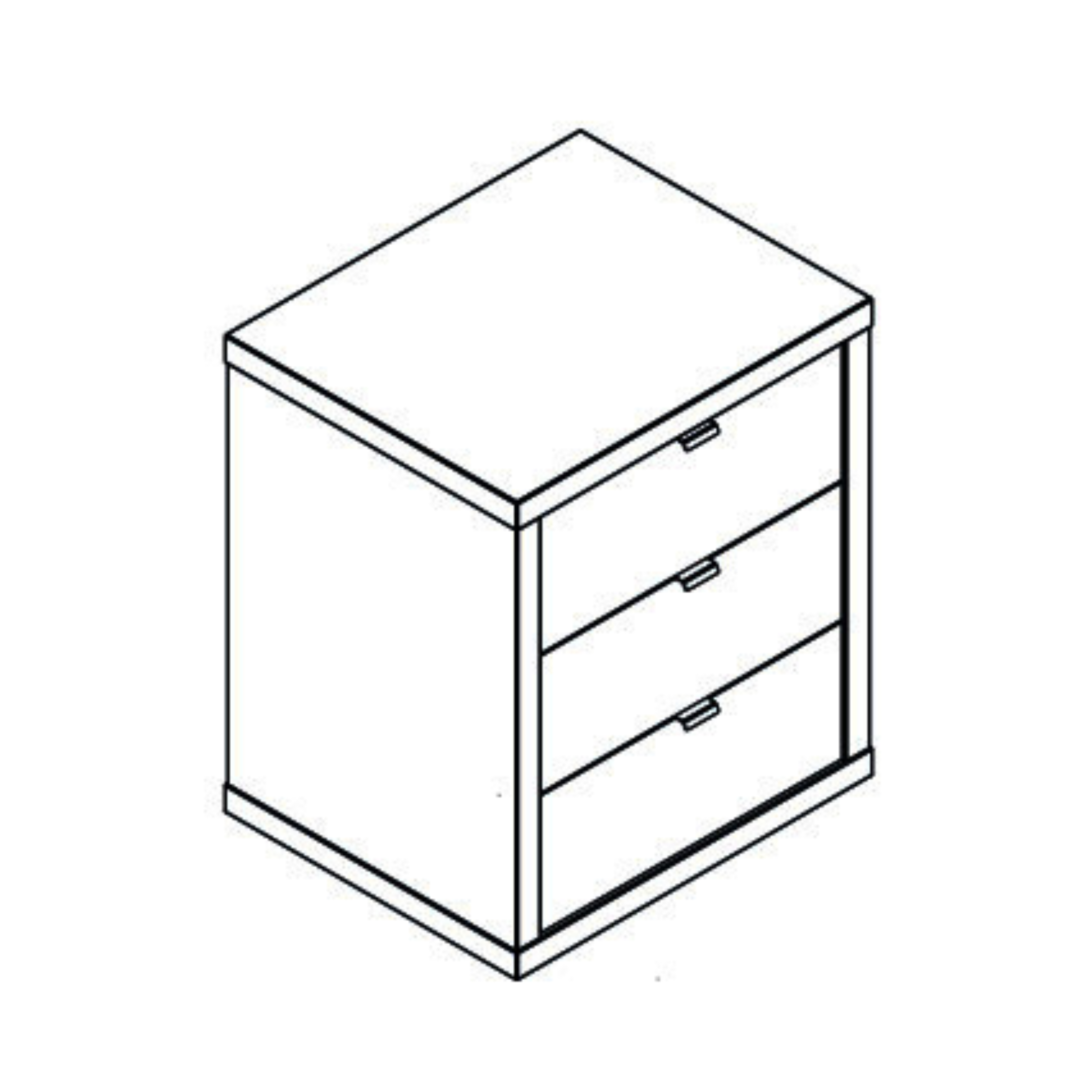 Ensemble de bureau "Riri" en blanc et béton