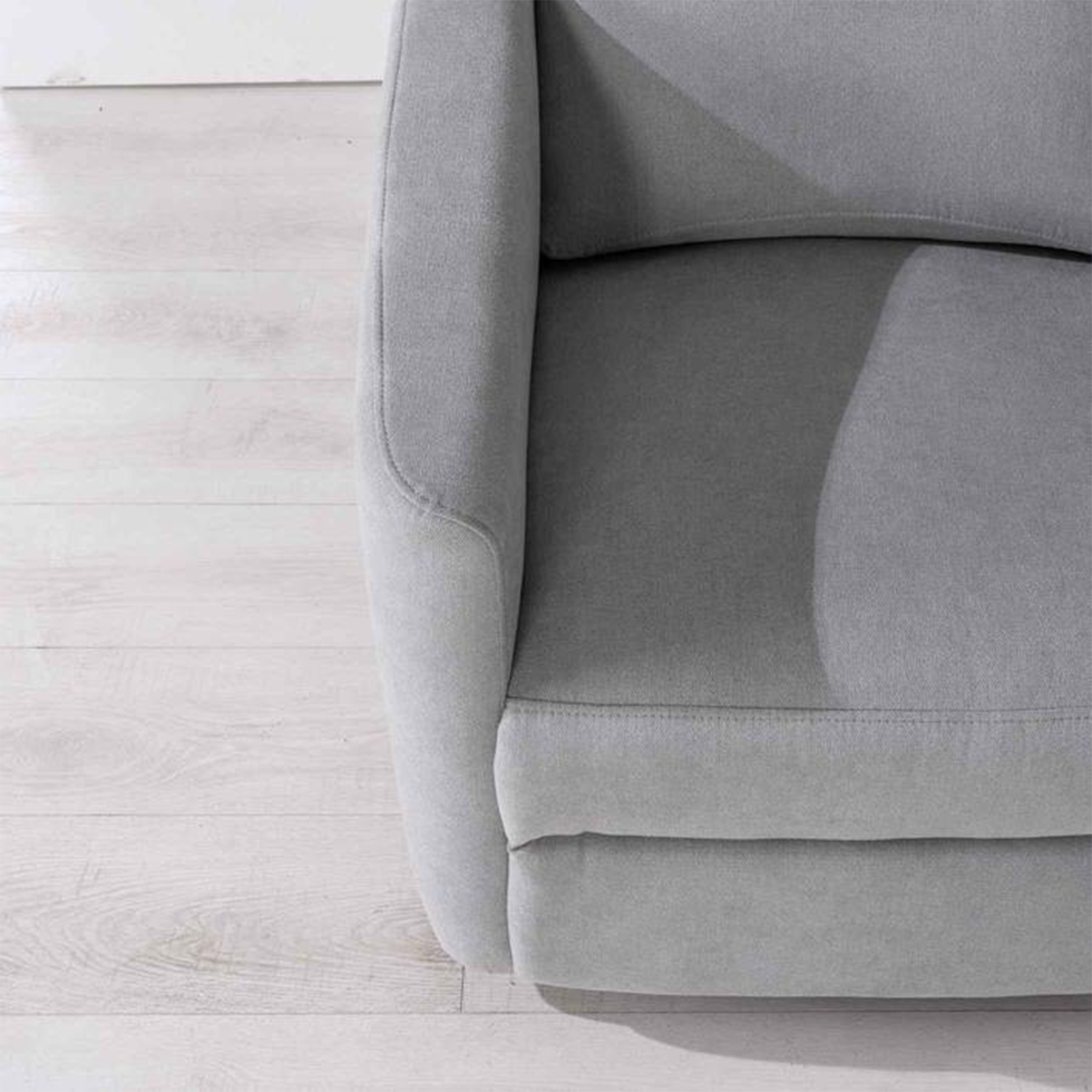 Poltrona reclinabile "Rose" girevole moderna in tessuto base cromata cm 70x85 69h