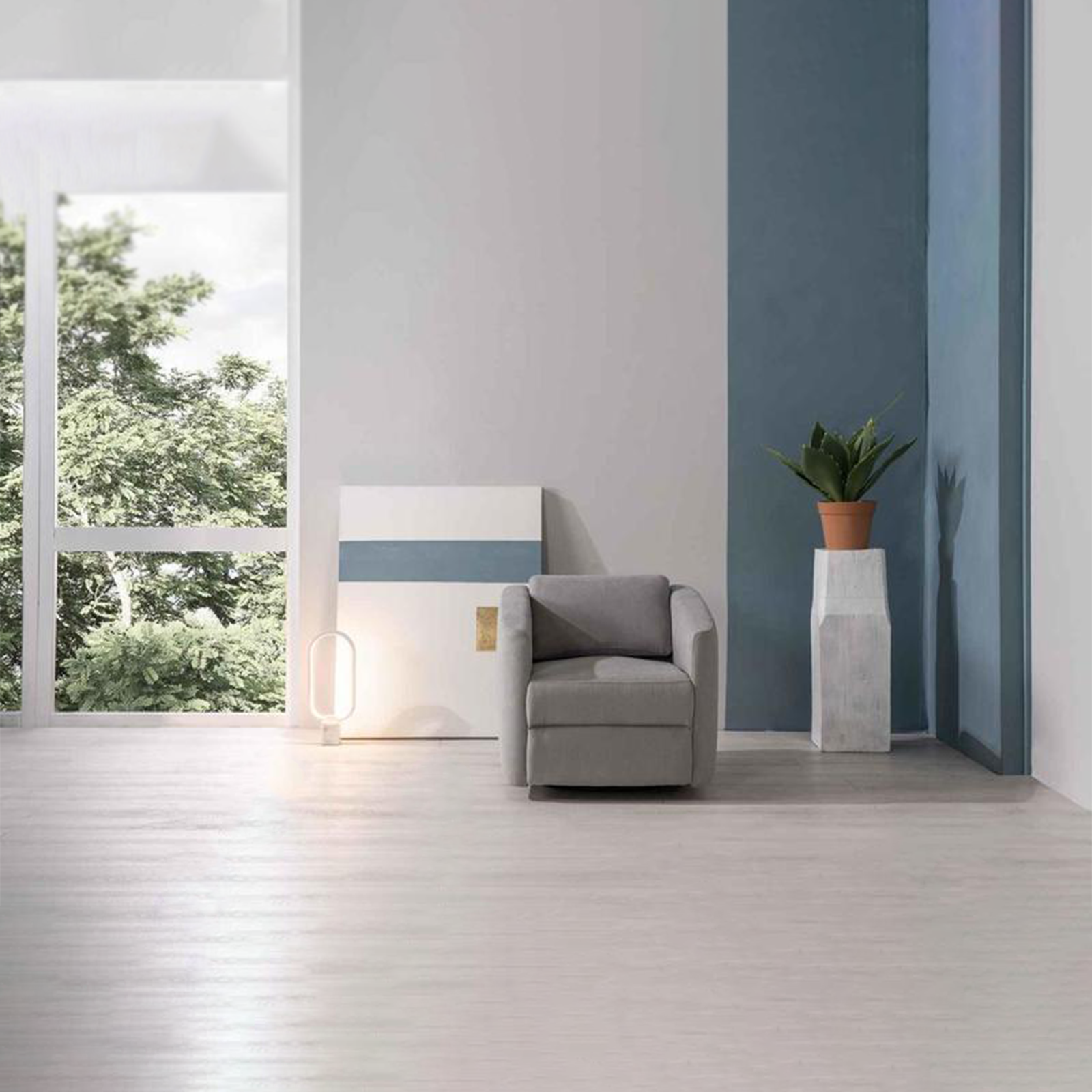 Poltrona reclinabile "Rose" girevole moderna in tessuto base cromata cm 70x85 69h