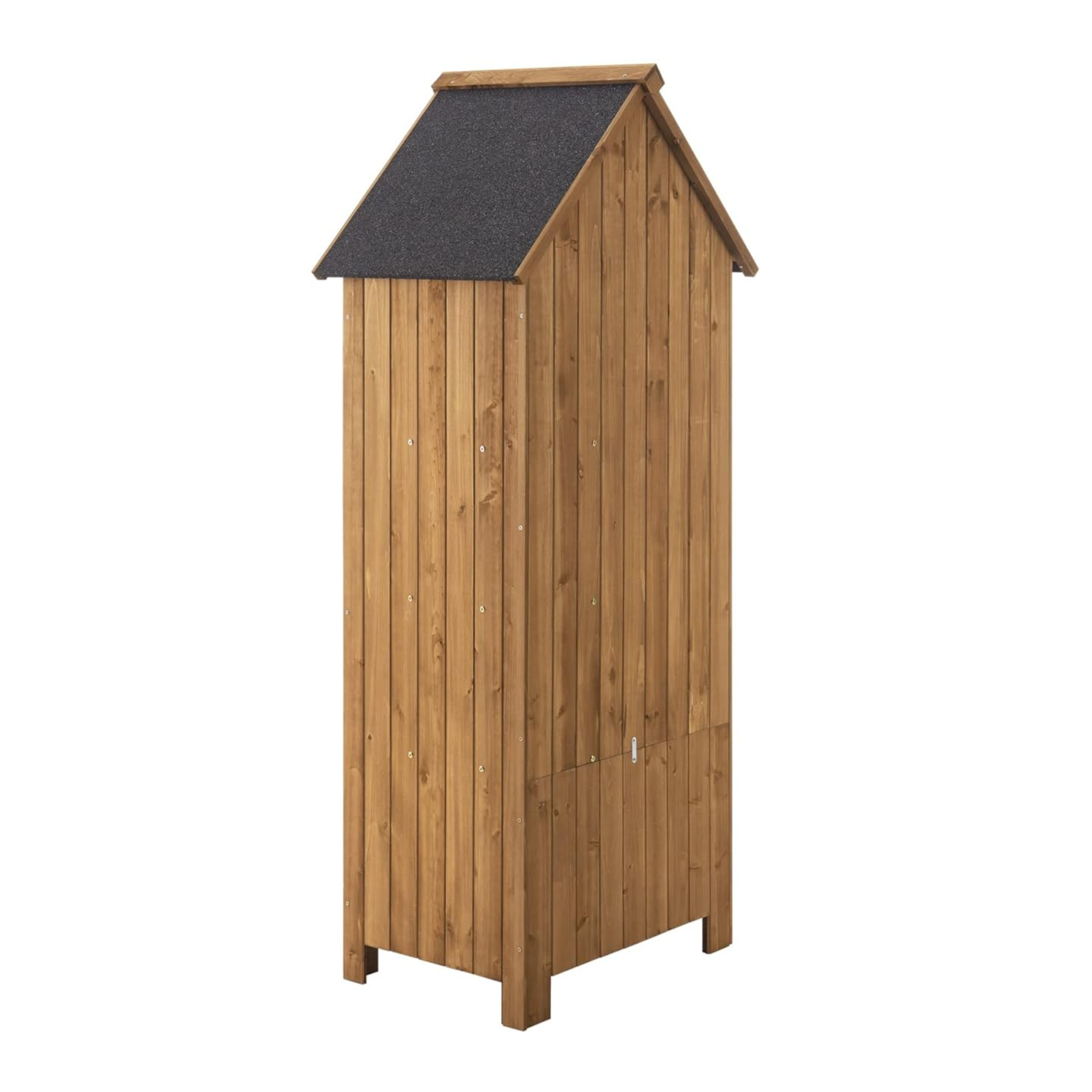 Meuble de rangement en bois de sapin "Utile3" 3 étagères avec toit étanche 77x54 cm 179h